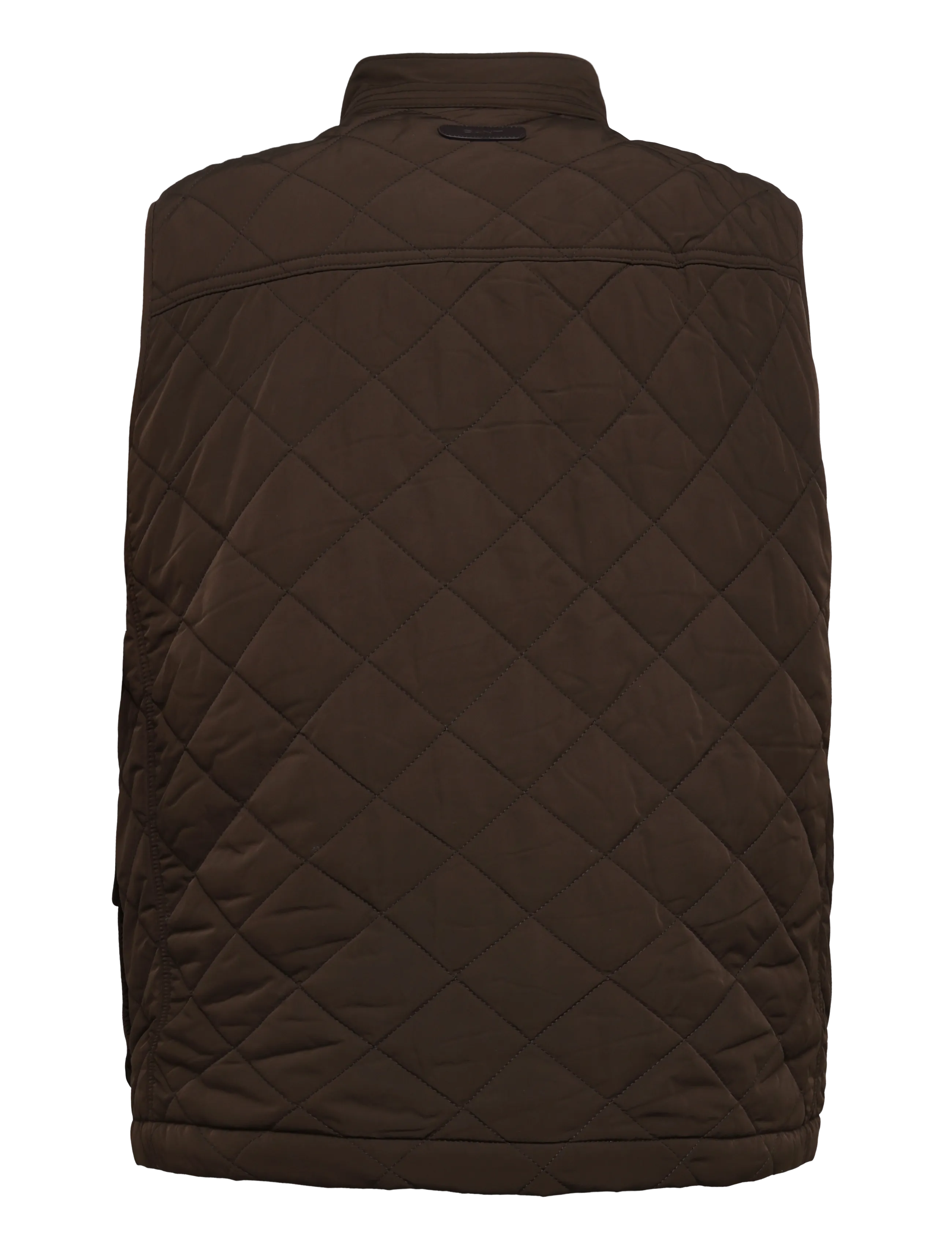 Gant - Quilted Vest - västar - black brown - 1
