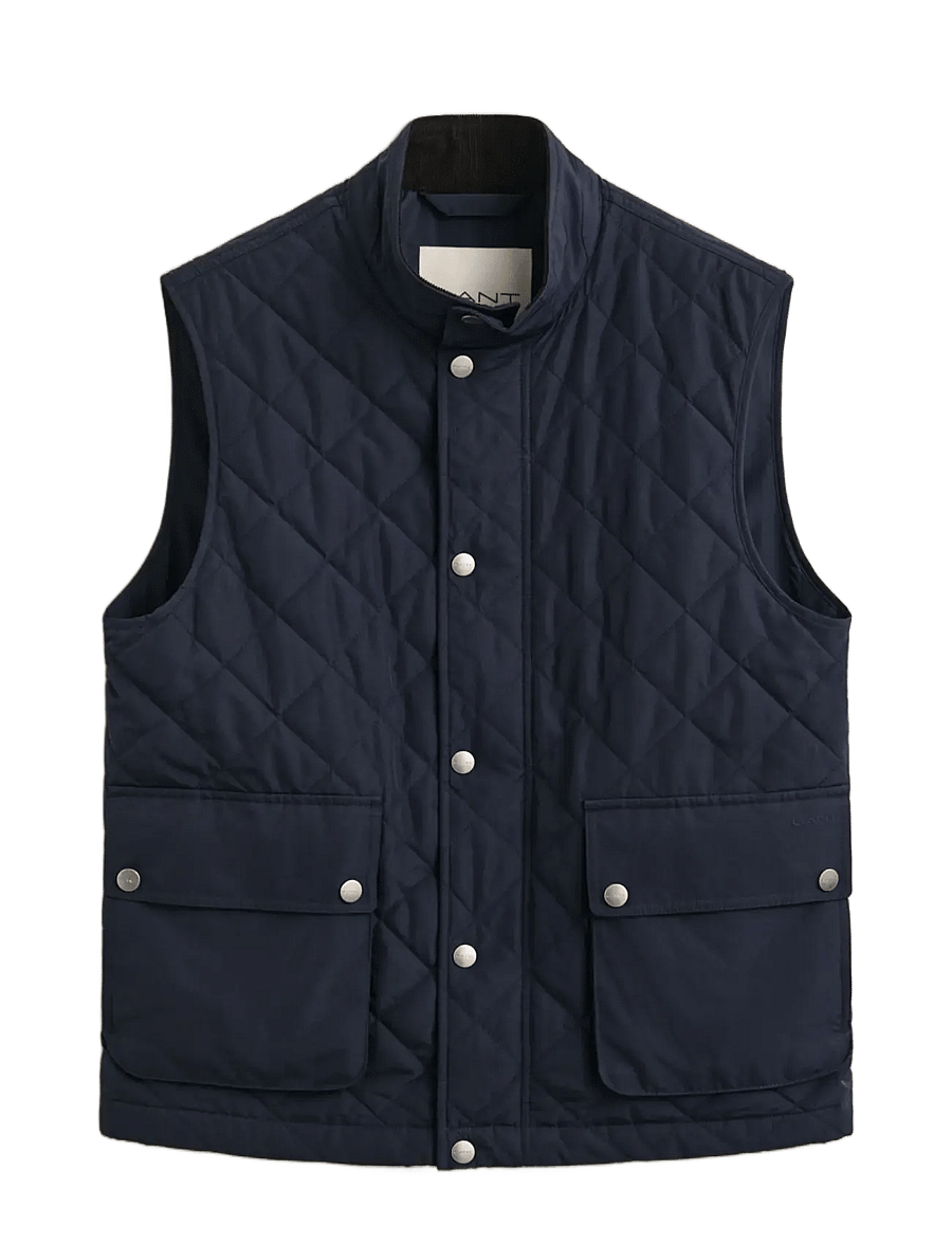 Gant - Quilted Vest - westen - evening blue - 1