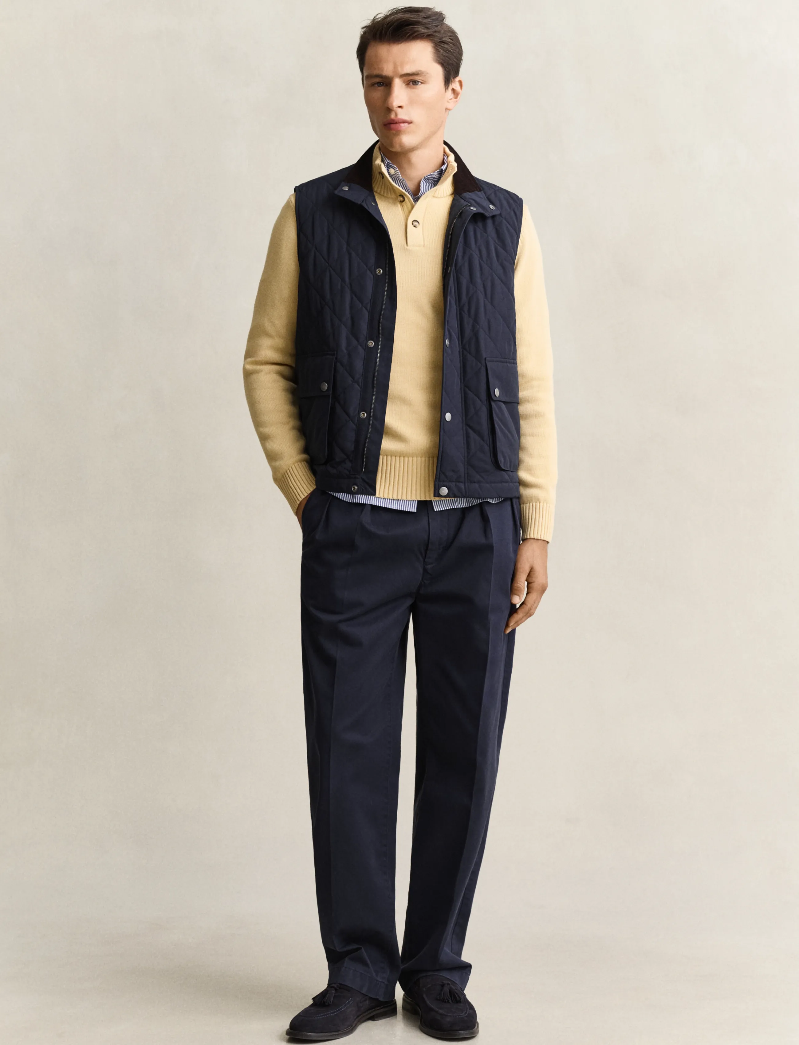 Gant - Quilted Vest - westen - evening blue - 4