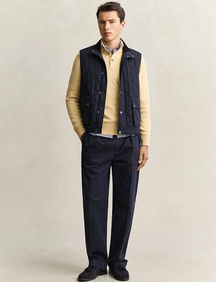 Gant - Quilted Vest - westen - evening blue - 4