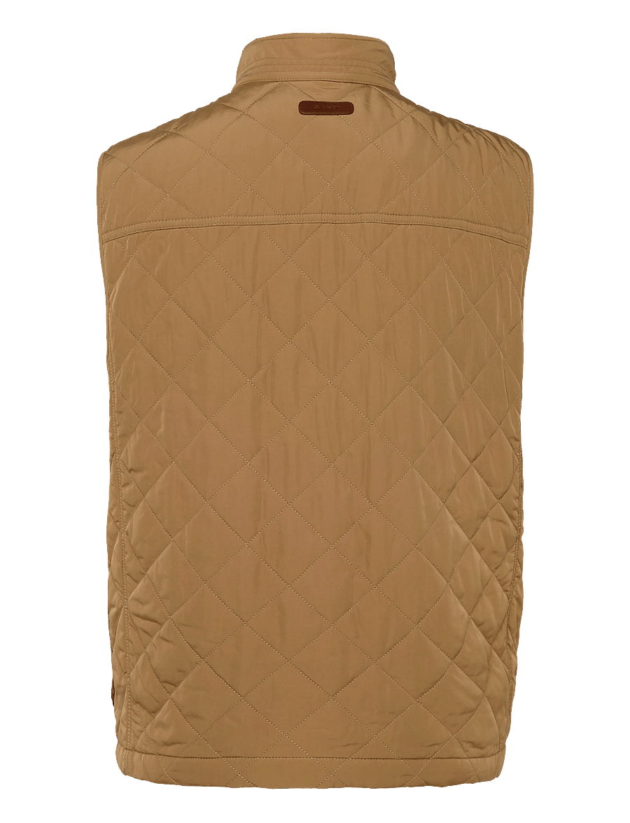 Gant - Quilted Vest - veste - light taupe - 1