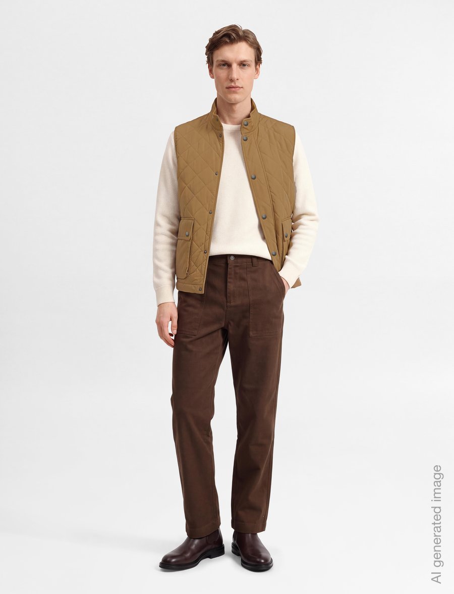 Gant - Quilted Vest - nach anlass kaufen - light taupe - 0