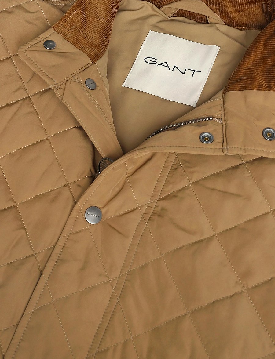 Gant - Quilted Vest - veste - light taupe - 2