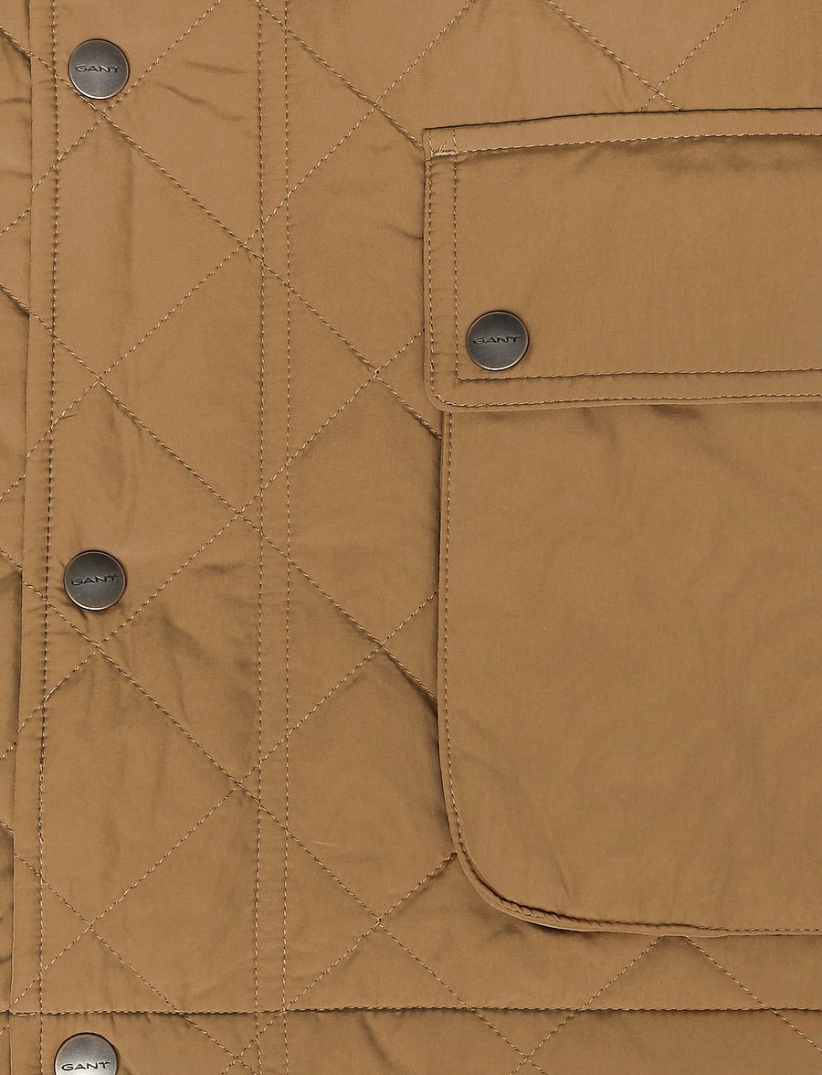 Gant - Quilted Vest - veste - light taupe - 3