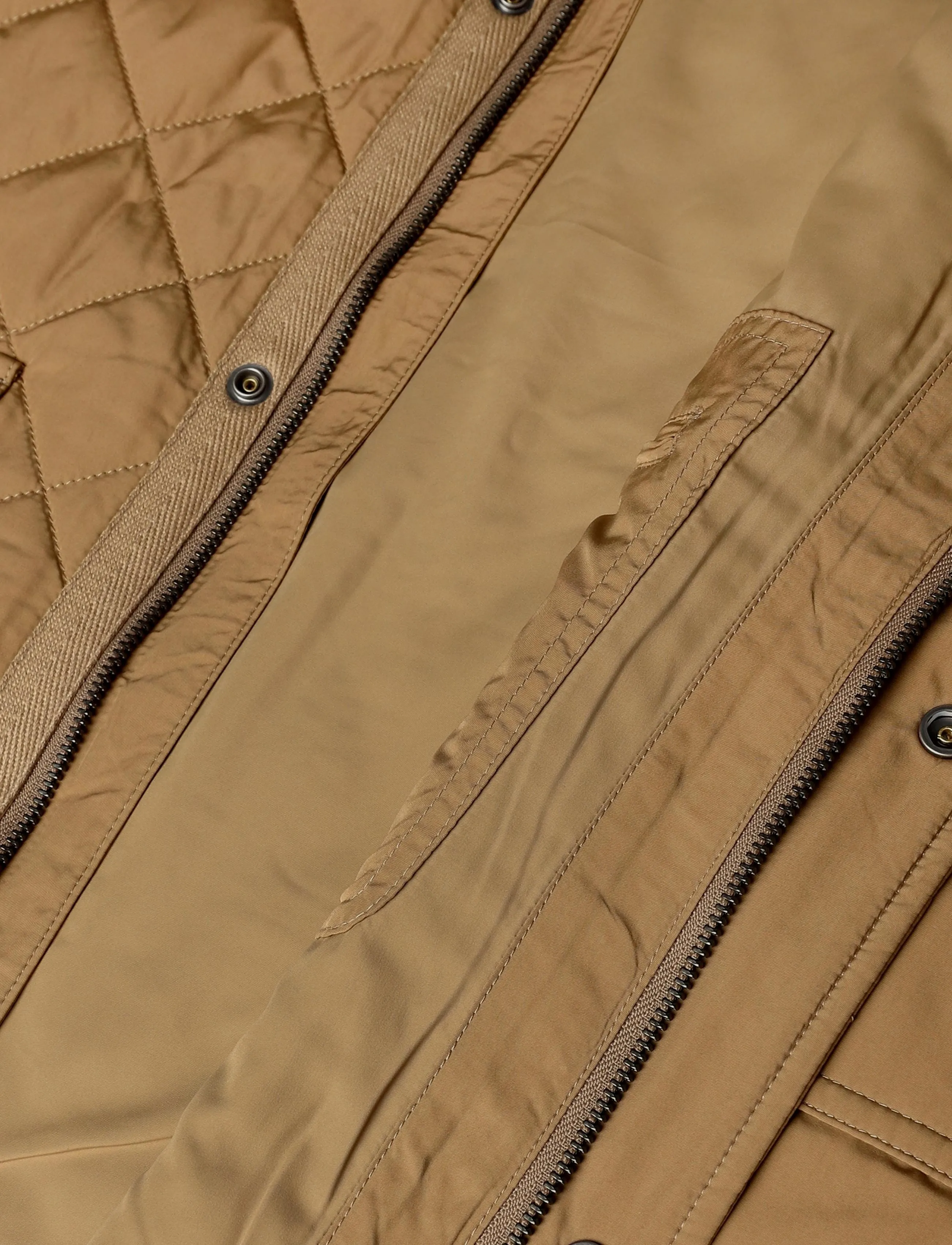Gant - Quilted Vest - vests - light taupe - 4