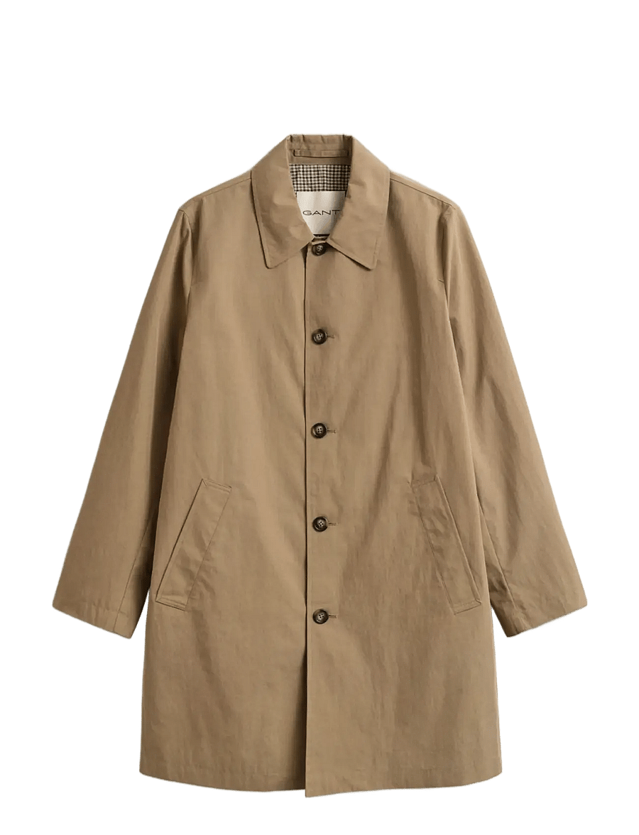 Gant - COTTON BLEND CAR COAT - light taupe - 0