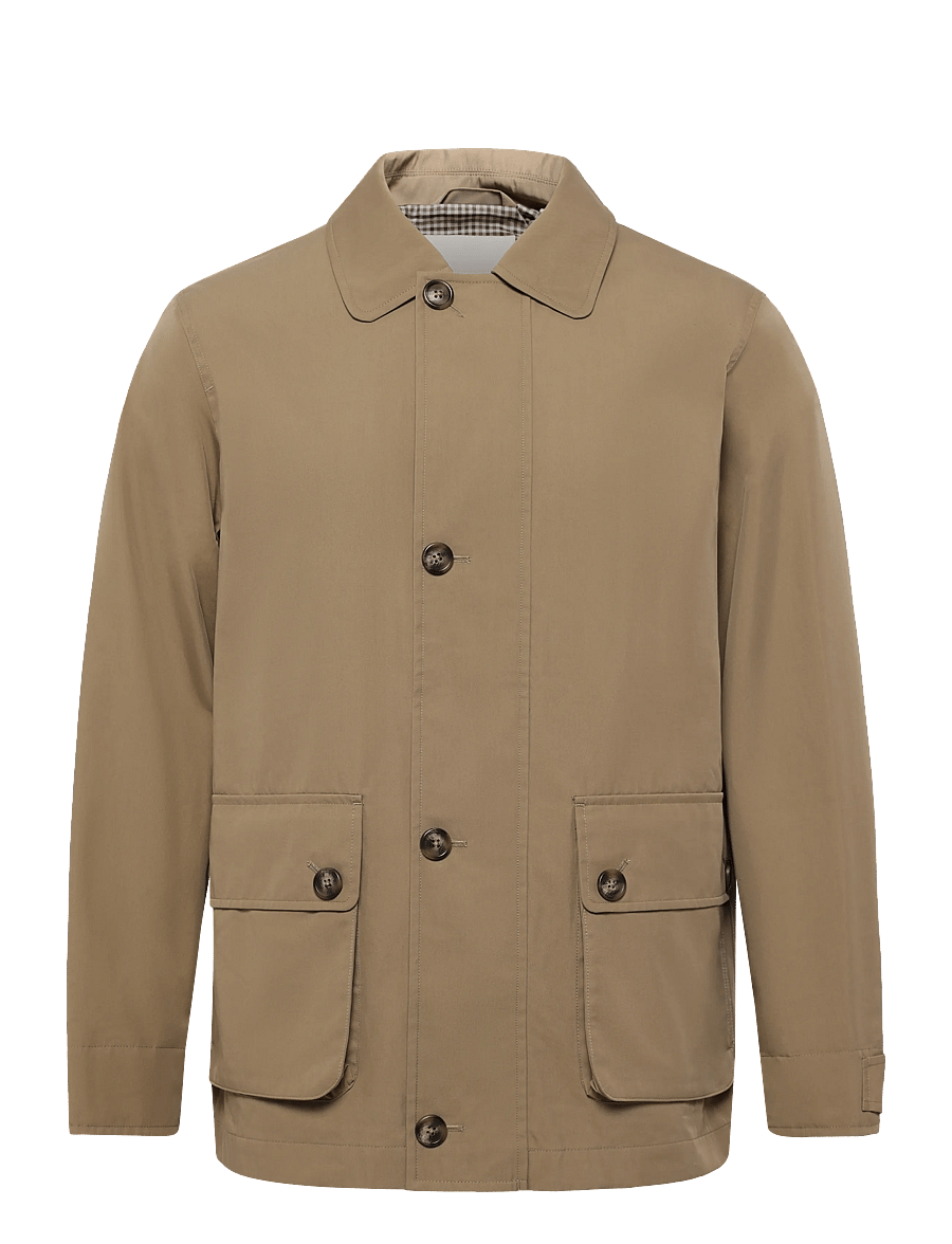 Gant - COTTON BLEND BARN JACKET - vindjakker - light taupe - 0