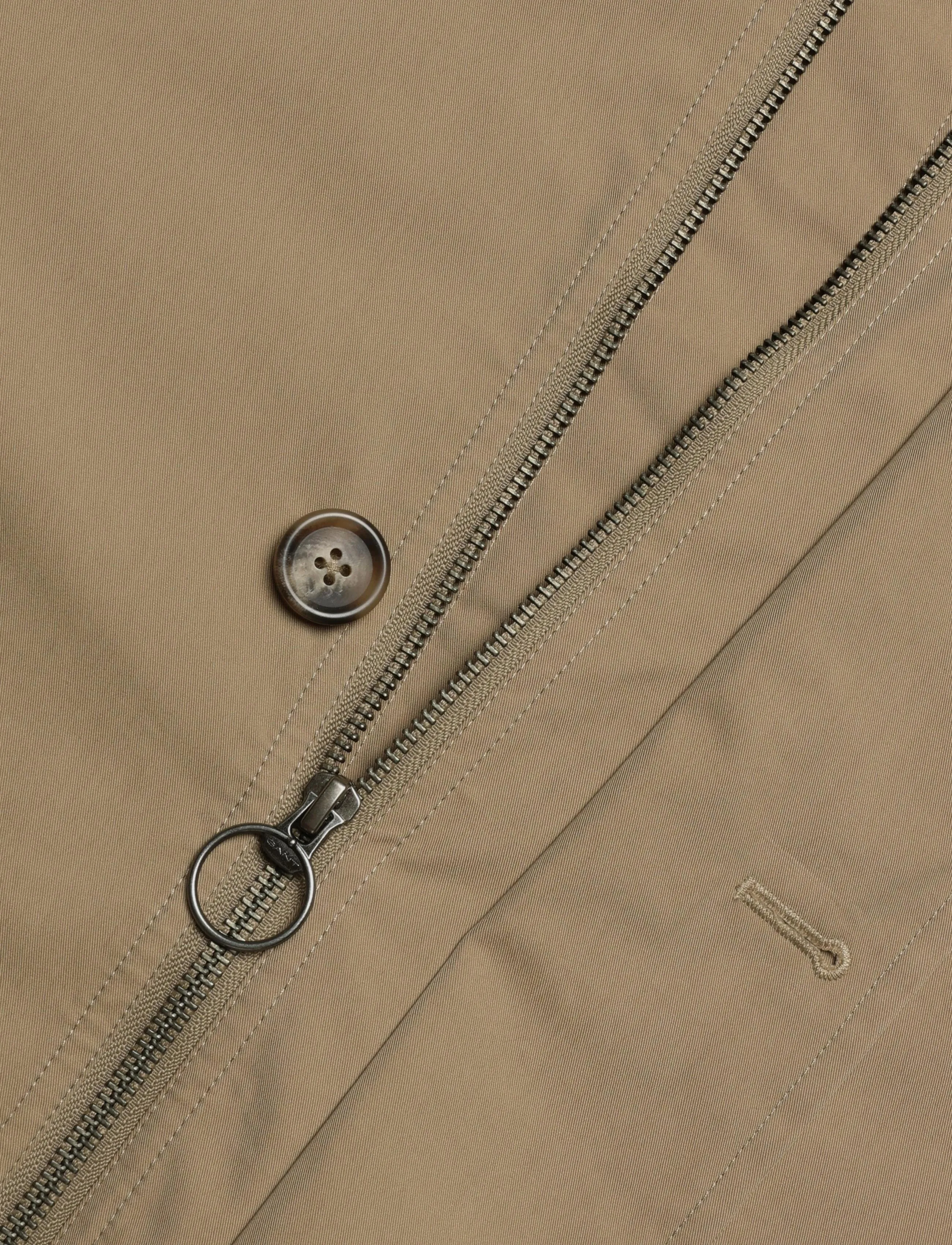 Gant - COTTON BLEND BARN JACKET - light taupe - 2