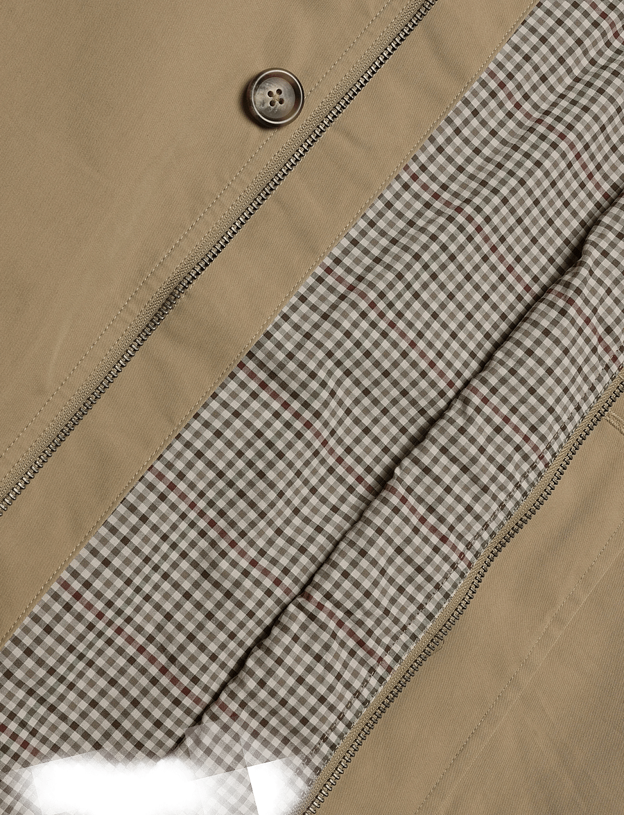Gant - COTTON BLEND BARN JACKET - vindjakker - light taupe - 4
