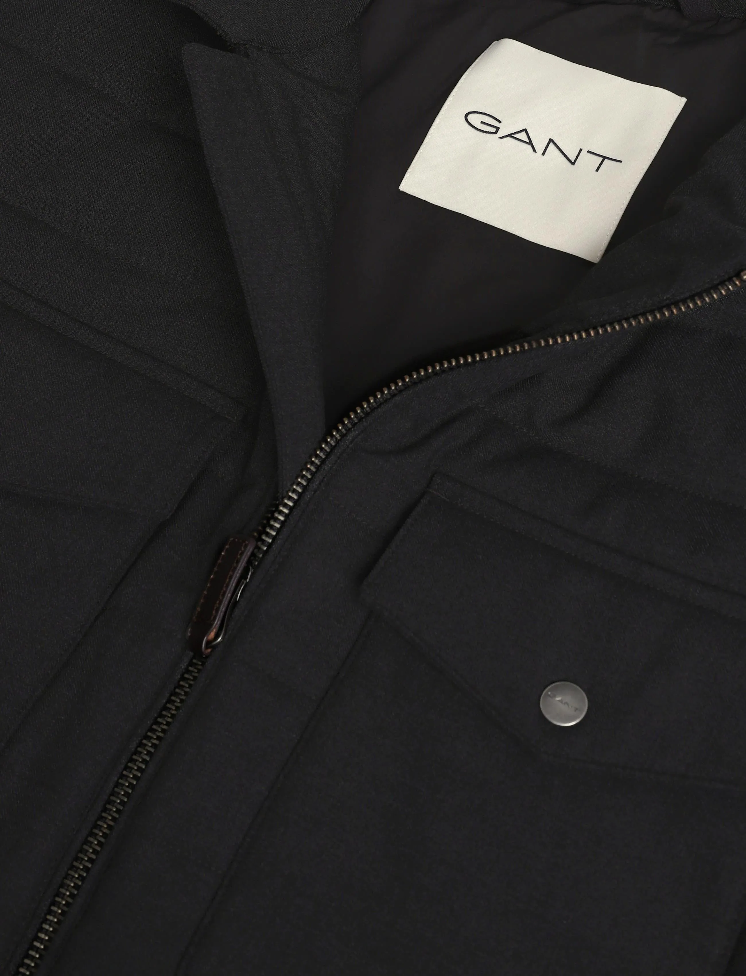 Gant - INSULATED FLANNEL JACKET - tepitud jakid - dusky anthracite - 2