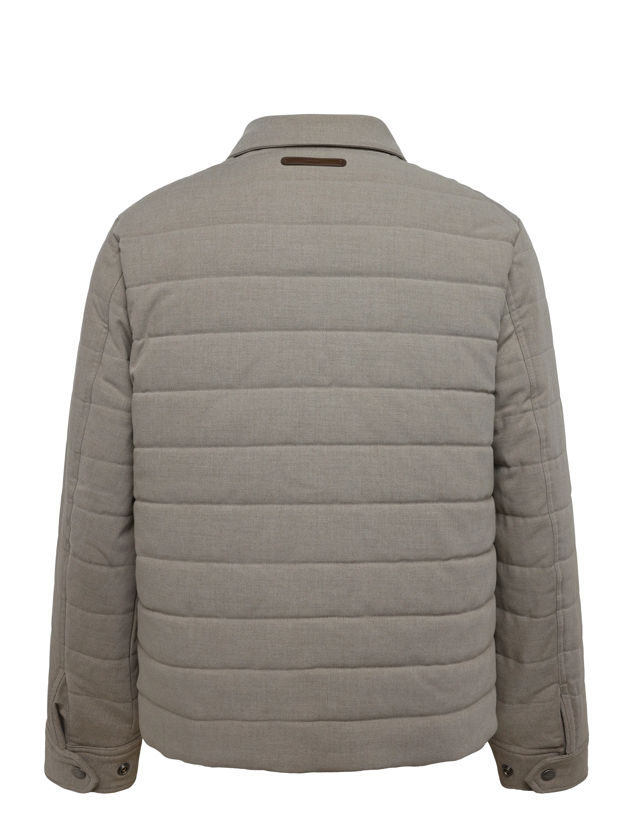 Gant - INSULATED FLANNEL JACKET - quilted jackets - mist taupe - 1