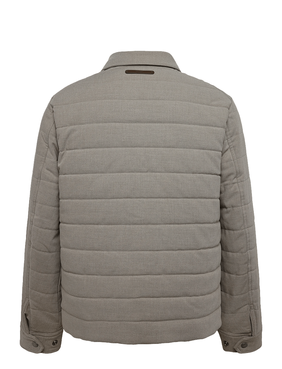 Gant - INSULATED FLANNEL JACKET - gesteppt - mist taupe - 1