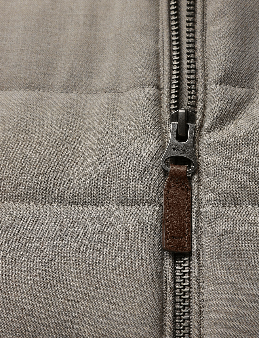 Gant - INSULATED FLANNEL JACKET - gesteppt - mist taupe - 3