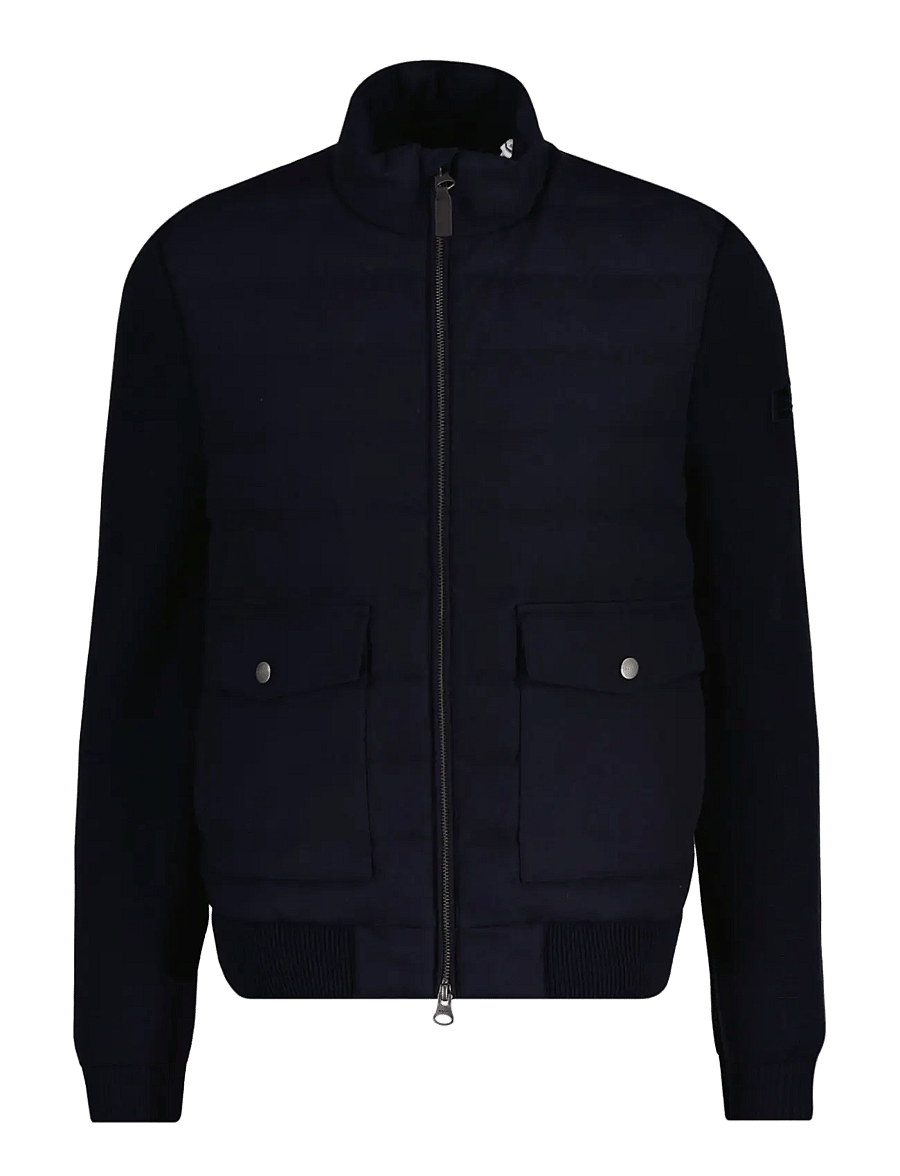 Gant - INSULATED HYBRID FLANNEL JACKET - hybridjackor - evening blue - 1