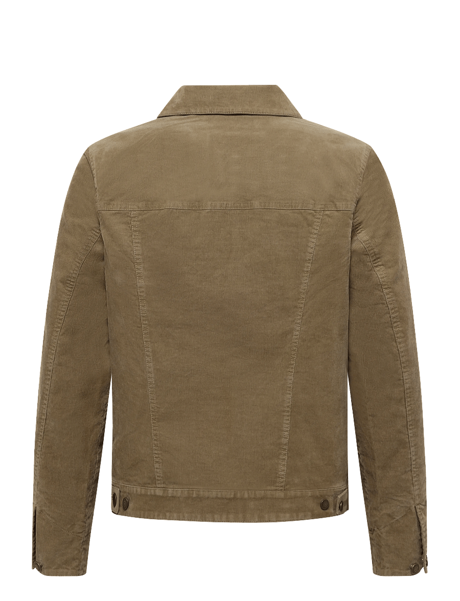Gant - CORDUROY TRUCKER JACKET - leichte jacken - light taupe - 2