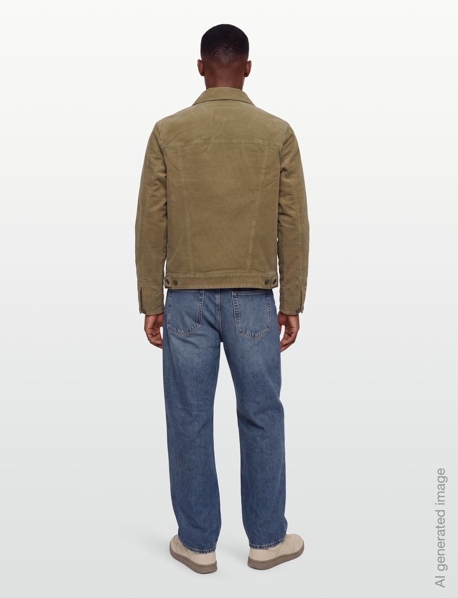 Gant - CORDUROY TRUCKER JACKET - leichte jacken - light taupe - 4