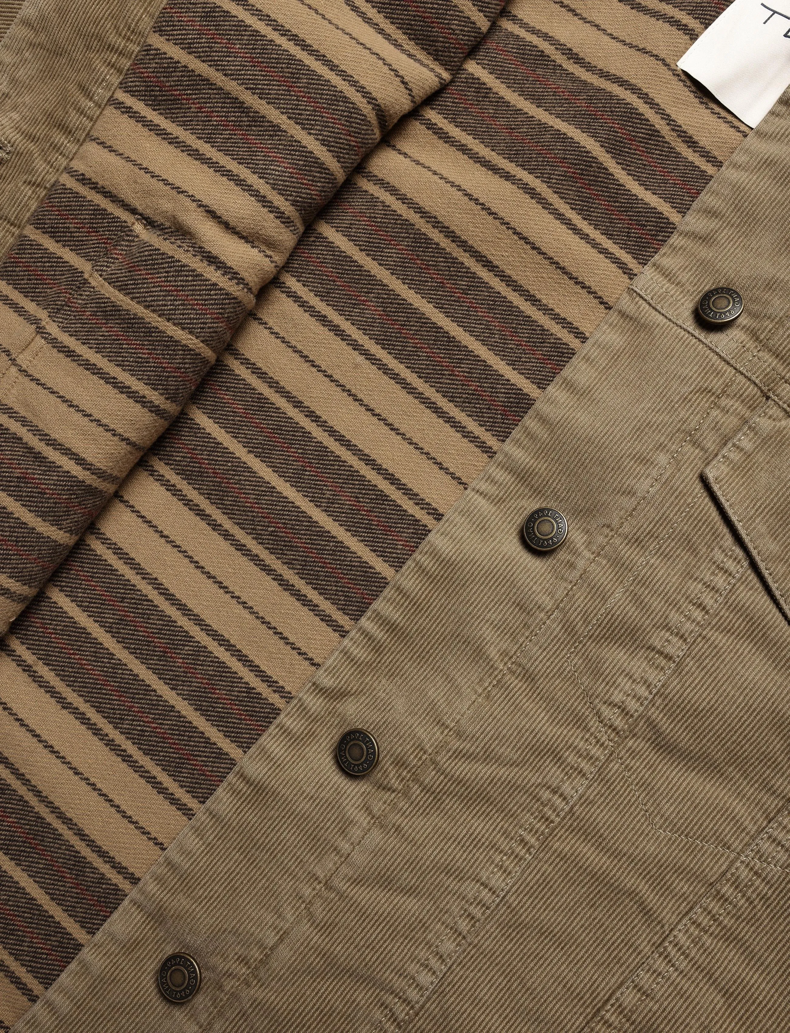Gant - CORDUROY TRUCKER JACKET - light taupe - 4