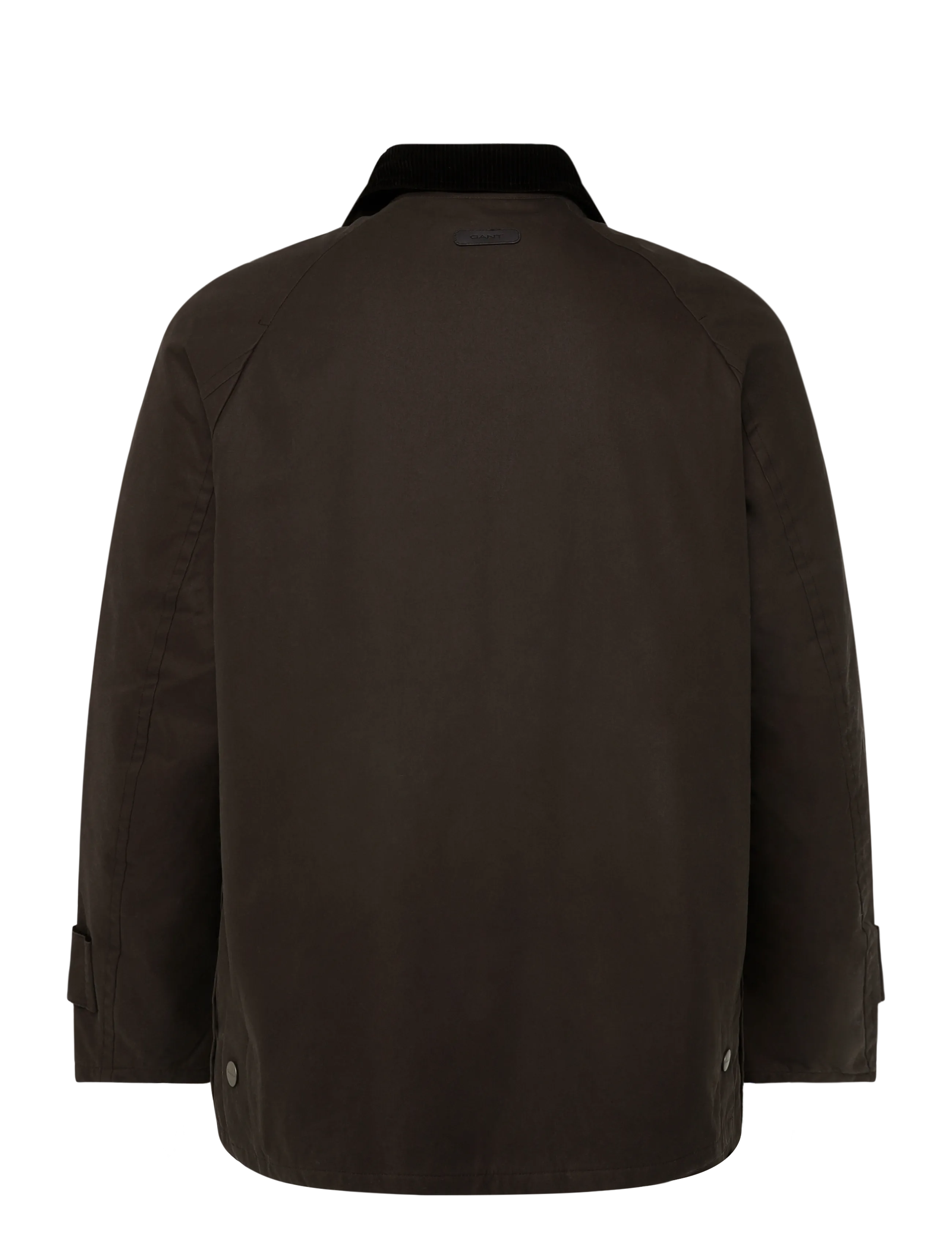 Gant - WAXED BARN JACKET - quilted jackets - black brown - 1