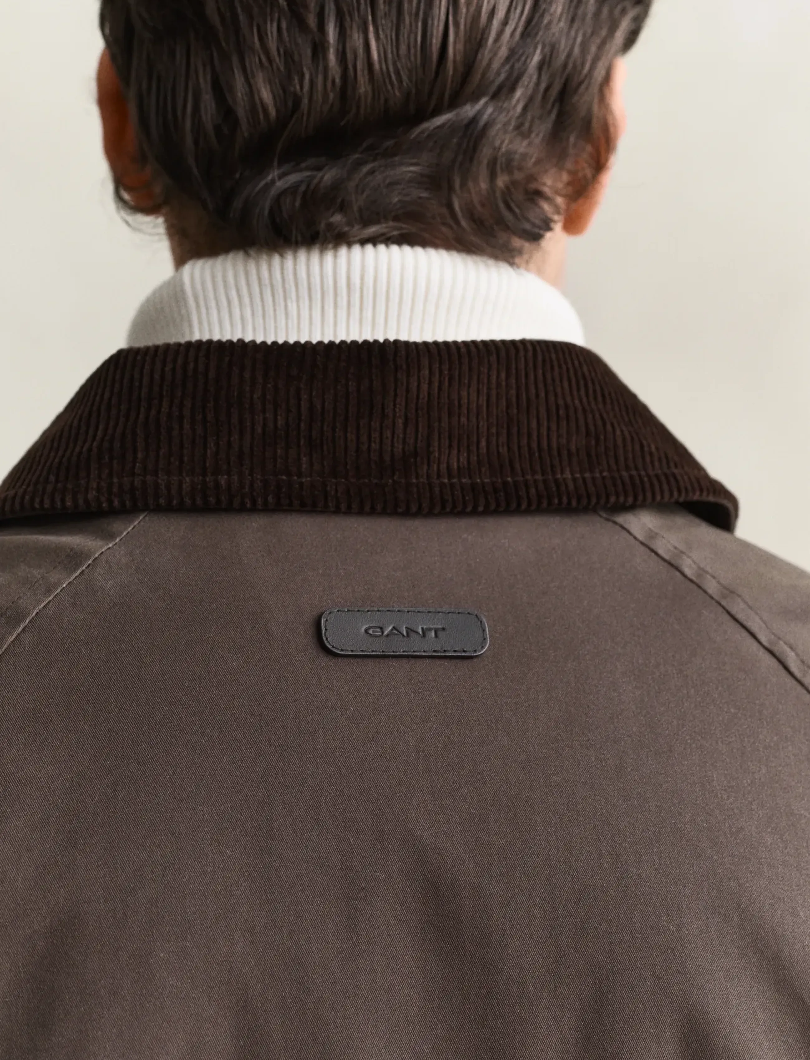 Gant - WAXED BARN JACKET - quiltade jackor - black brown - 4