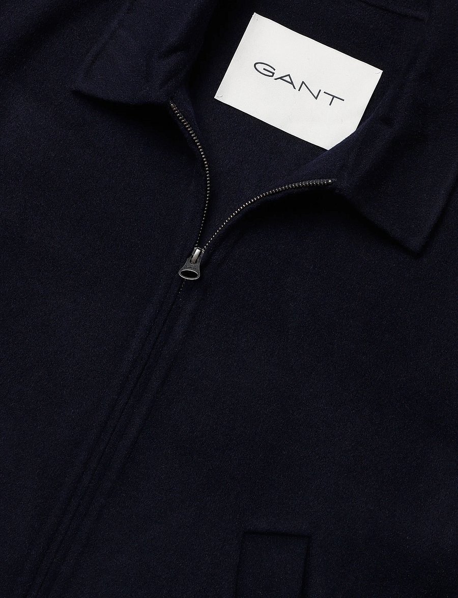 Gant - Handstitched Jacket - ulljackor - evening blue - 5