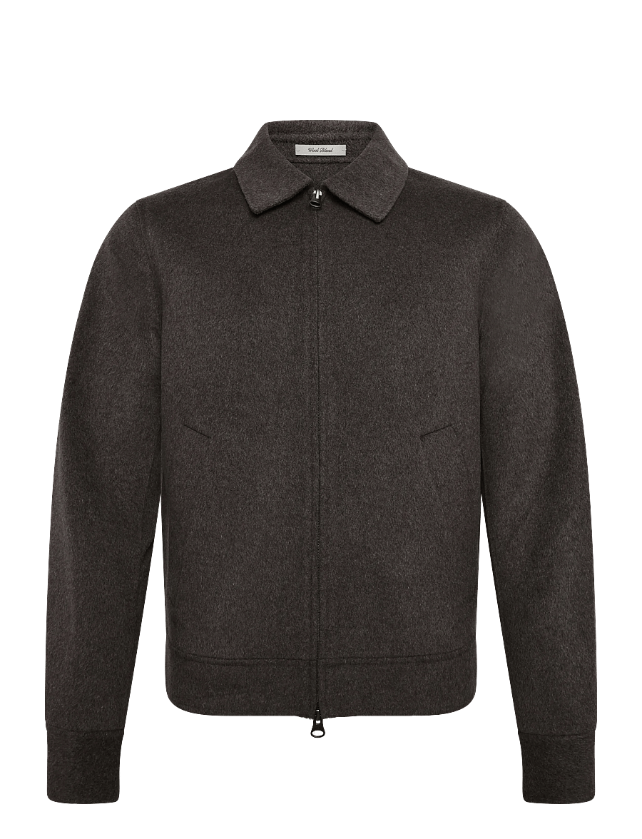 Gant - Handstitched Jacket - uldjakker - shadow brown - 1