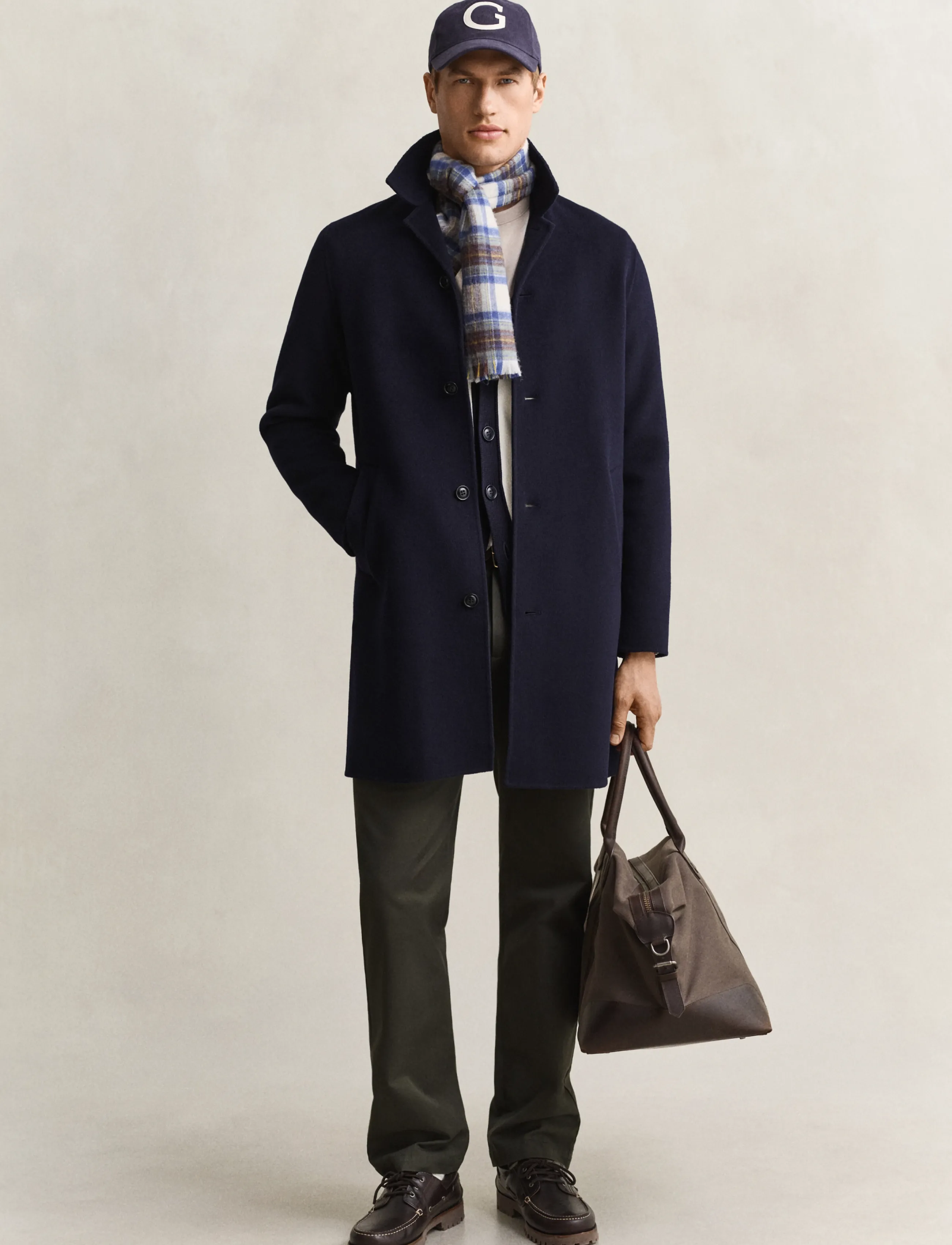 Gant - HANDSTITCHED TOP COAT - uldfrakker - evening blue - 5