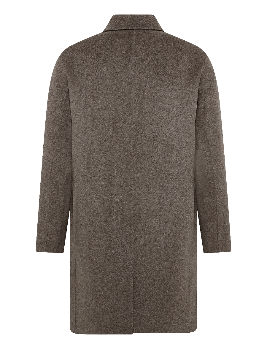 Gant - HANDSTITCHED TOP COAT - wollmäntel - shadow brown - 1