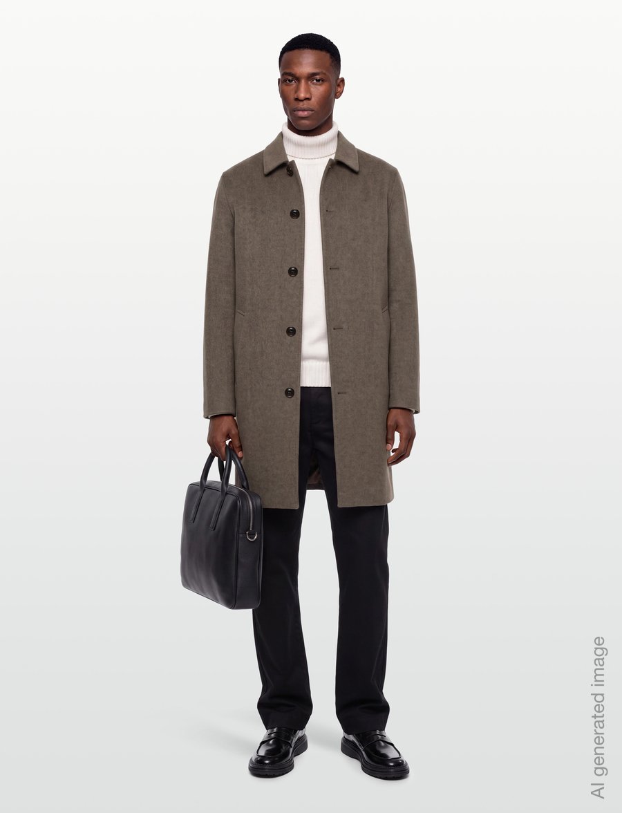 Gant - HANDSTITCHED TOP COAT - ullrockar - shadow brown - 0