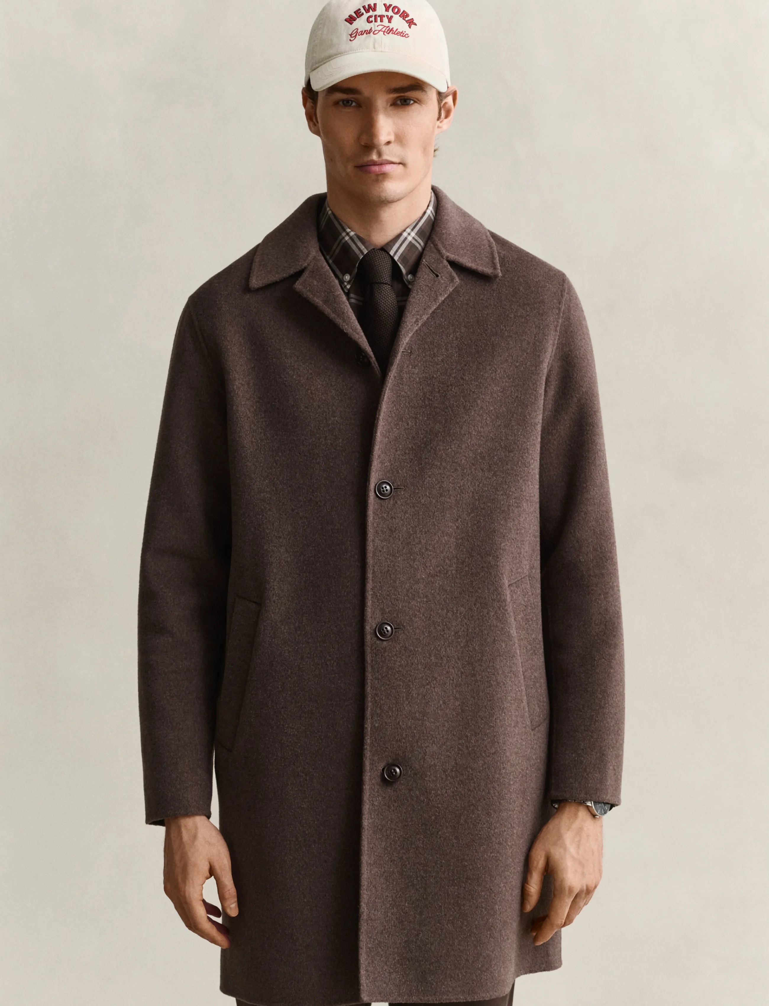 Gant - HANDSTITCHED TOP COAT - ullrockar - shadow brown - 3