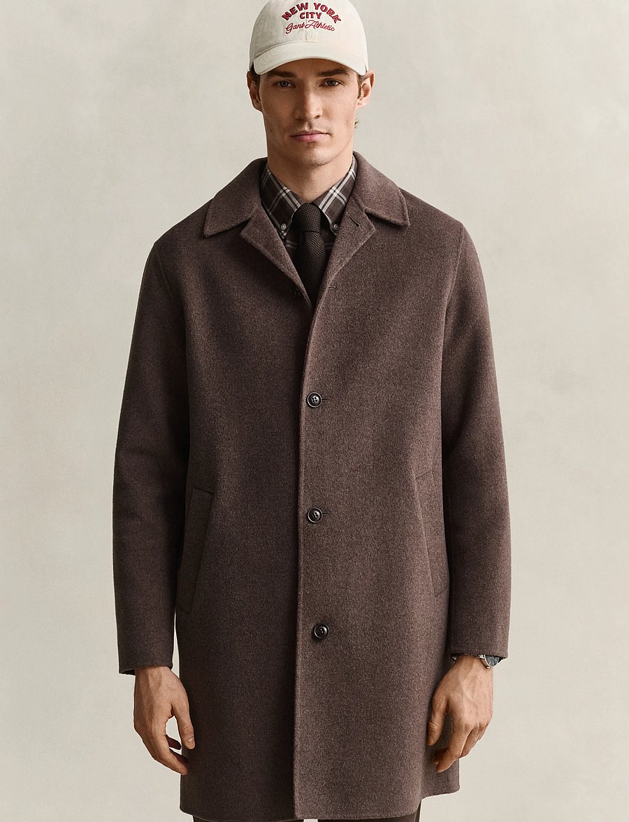 Gant - HANDSTITCHED TOP COAT - ullrockar - shadow brown - 3