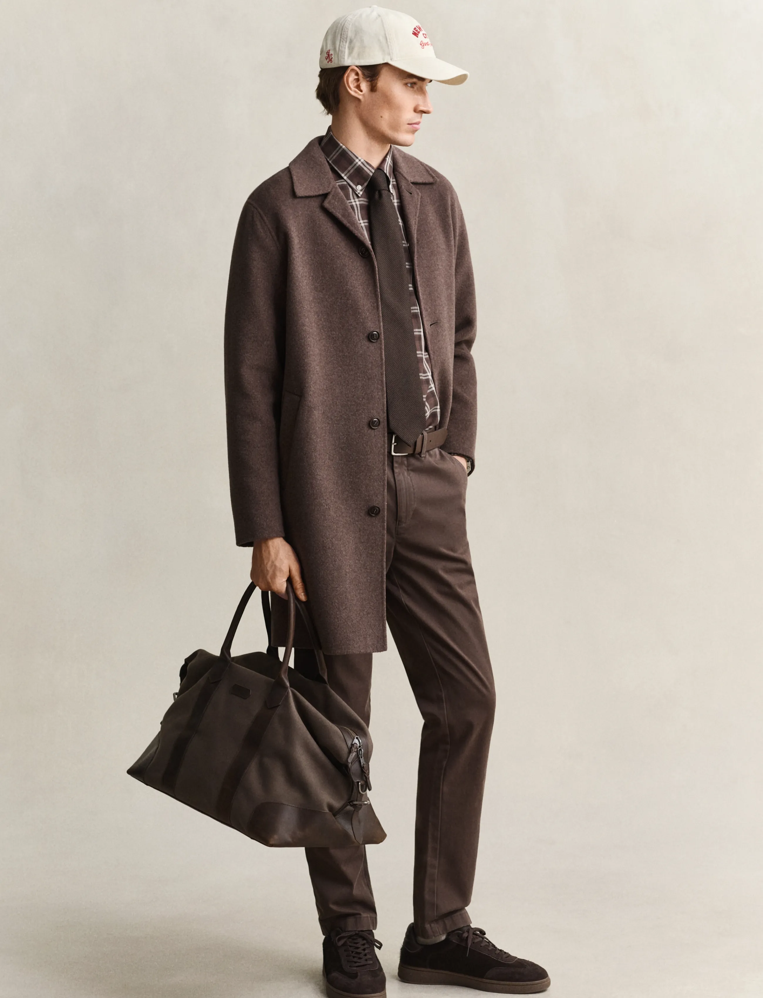 Gant - HANDSTITCHED TOP COAT - ullrockar - shadow brown - 5