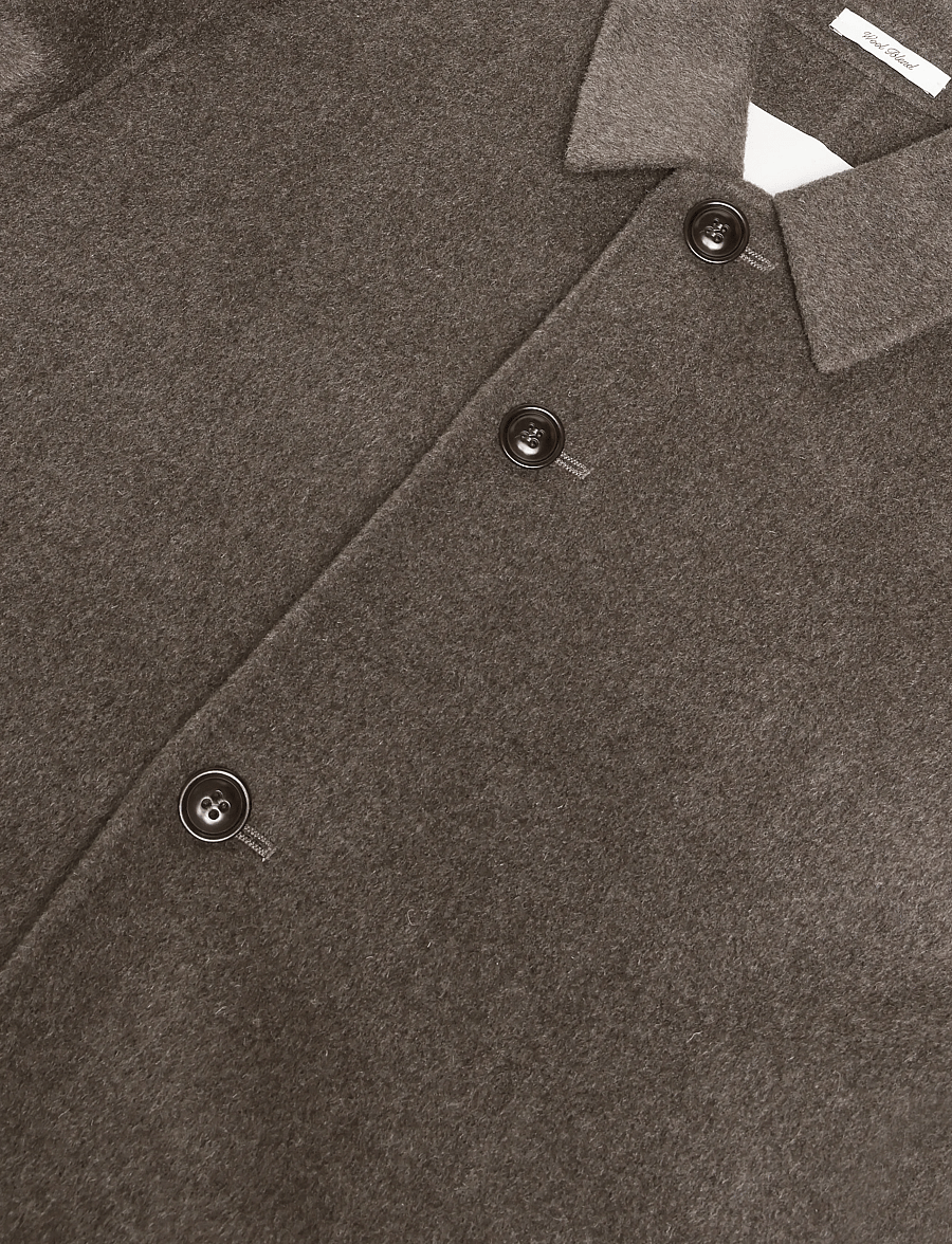Gant - HANDSTITCHED TOP COAT - wollmäntel - shadow brown - 2