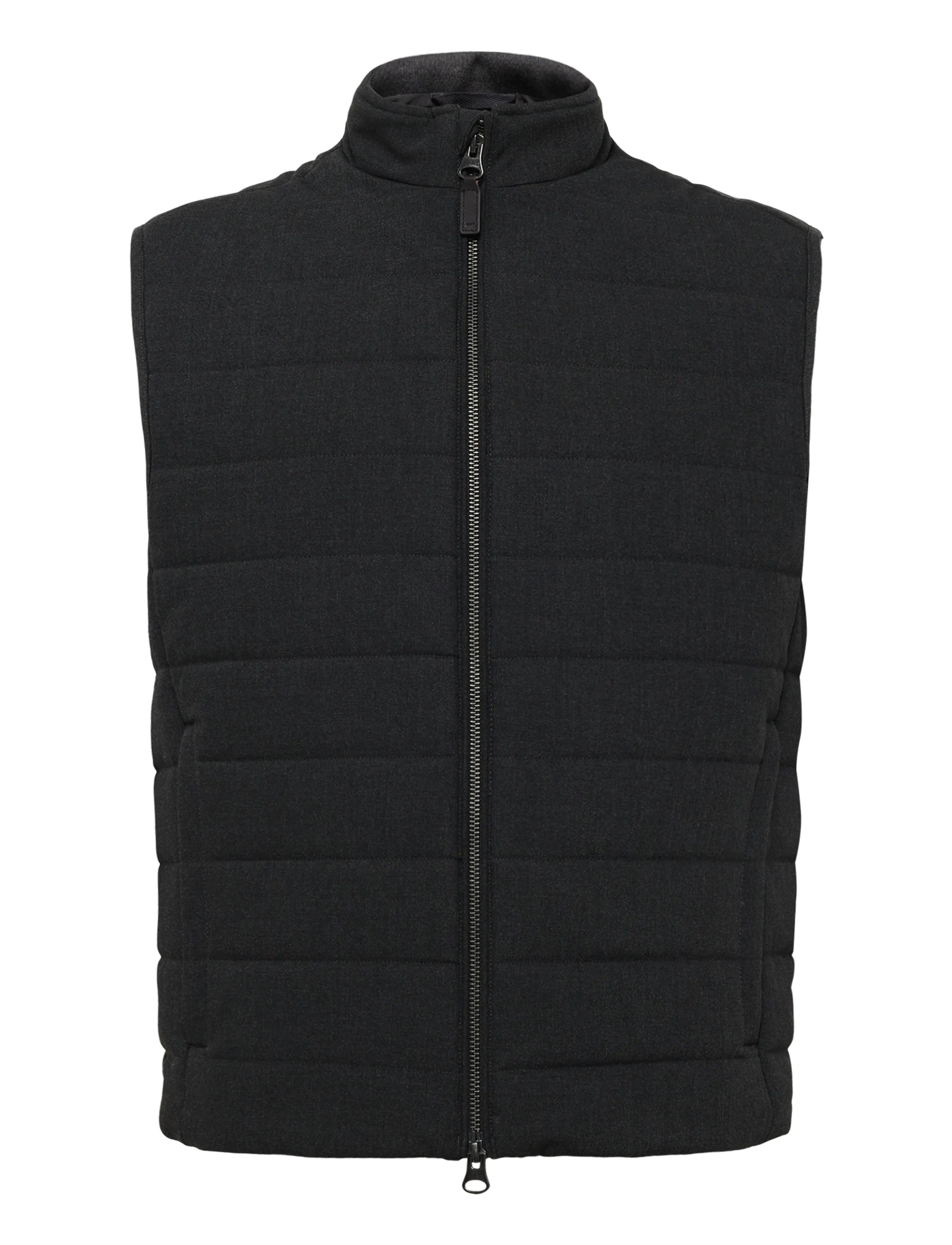 Gant INSULATED FLANNEL VEST - Vis alt - DUSKY ANTHRACITE / grey