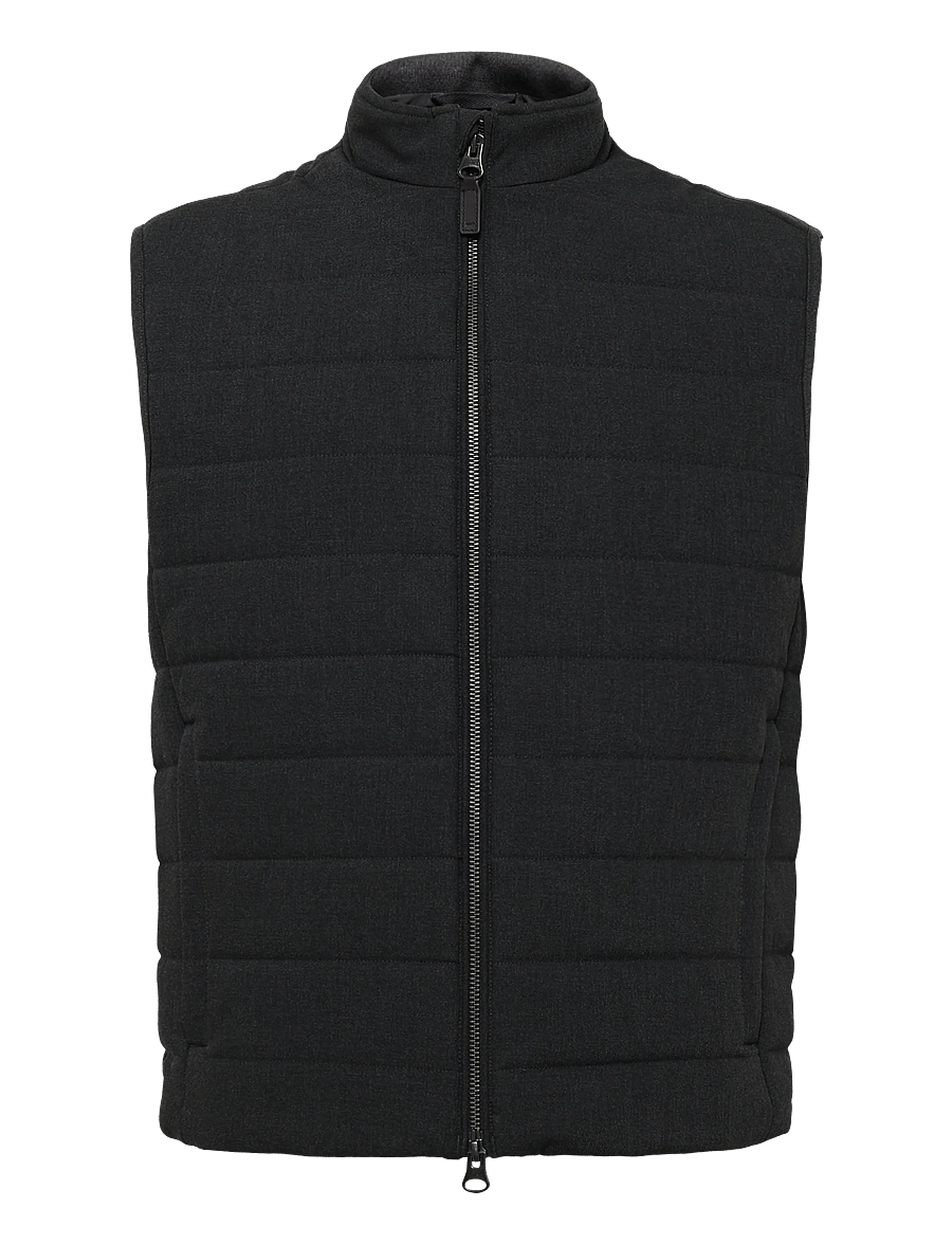 Gant - INSULATED FLANNEL VEST - westen - dusky anthracite - 0