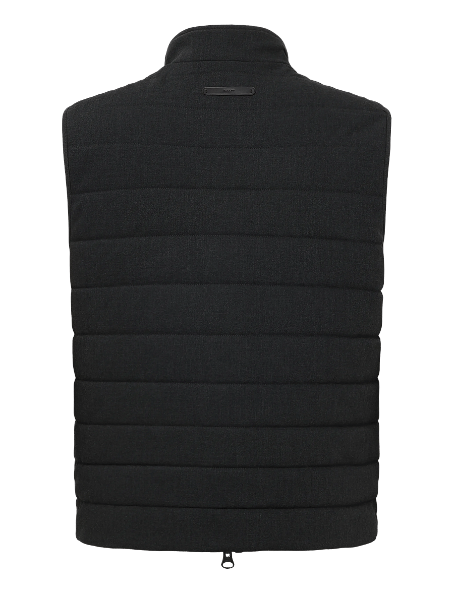 Gant - INSULATED FLANNEL VEST - westen - dusky anthracite - 1