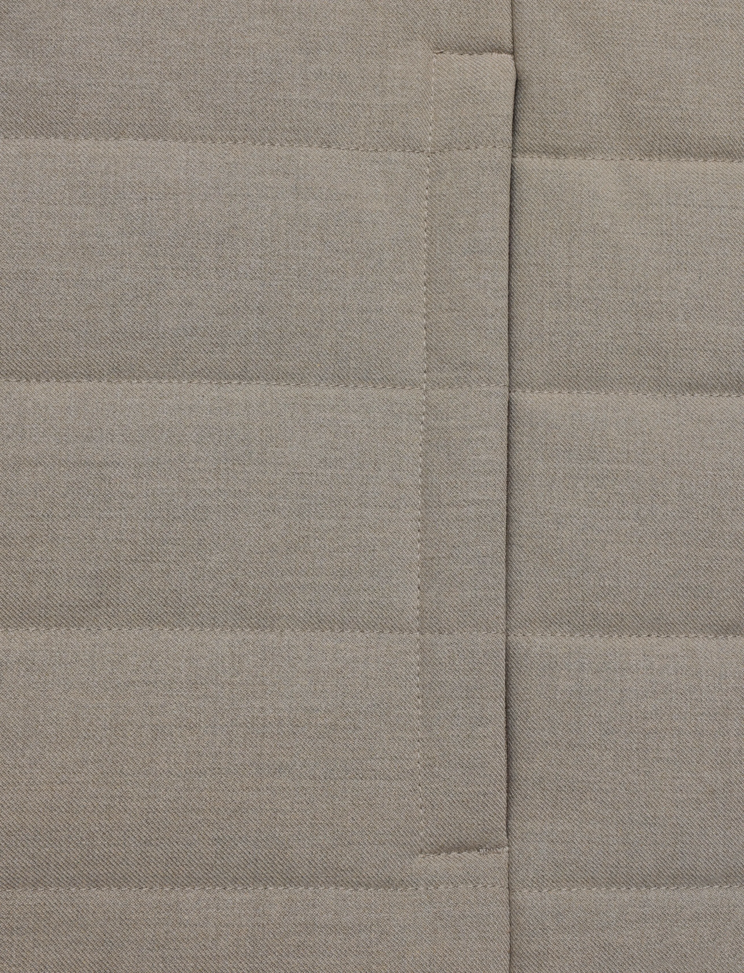 Gant - INSULATED FLANNEL VEST - västar - mist taupe - 3