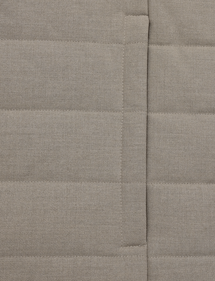Gant - INSULATED FLANNEL VEST - västar - mist taupe - 3