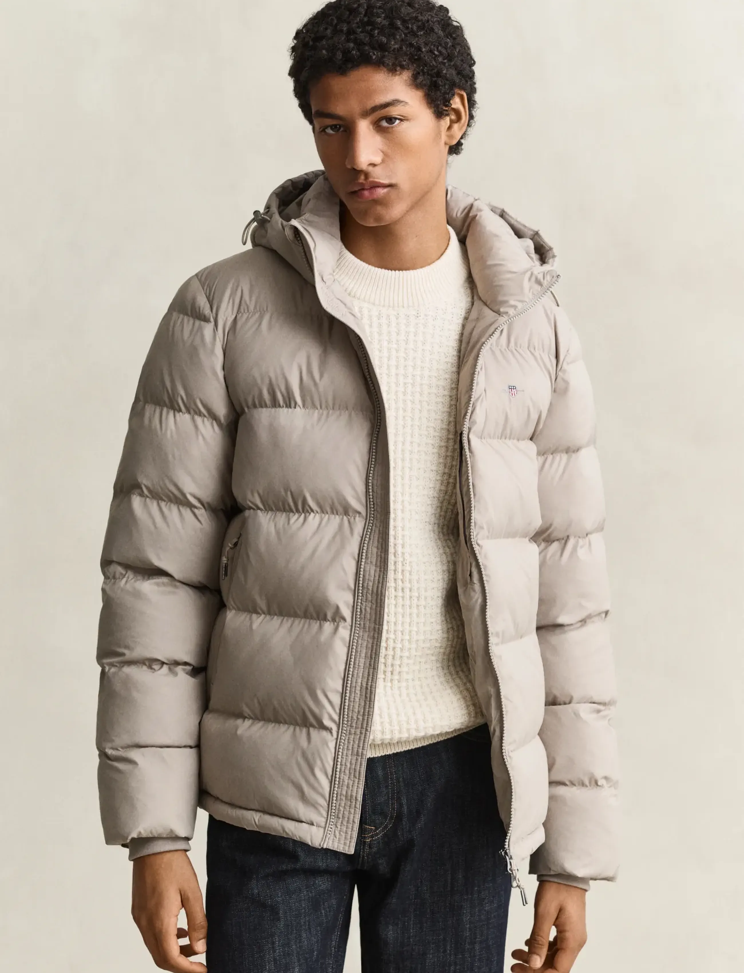 Gant ACTIVE CLOUD JACKET - Jassen - MIST TAUPE / beige