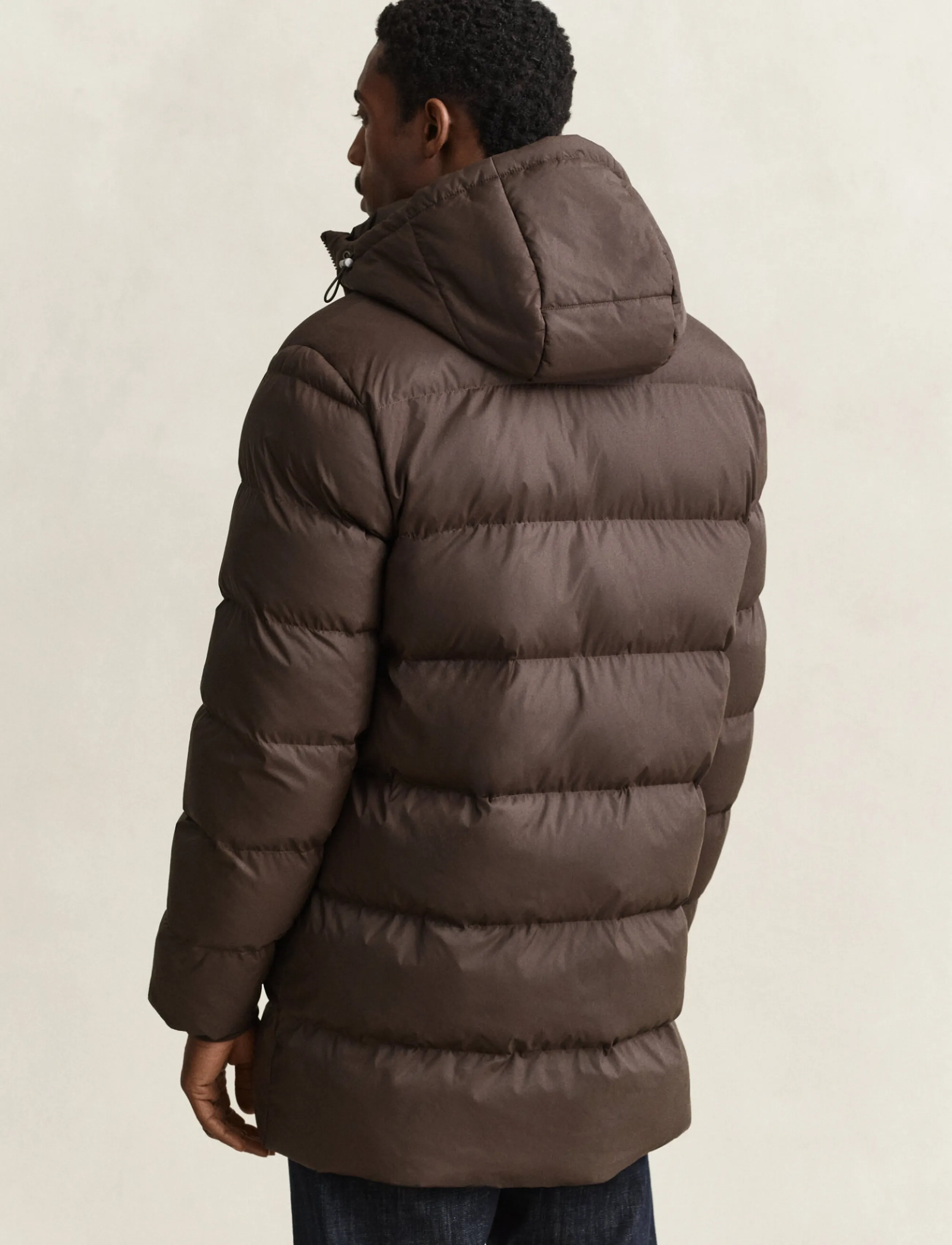Gant - ACTIVE CLOUD MID LENGTH JACKET - padded jackets - black brown - 2