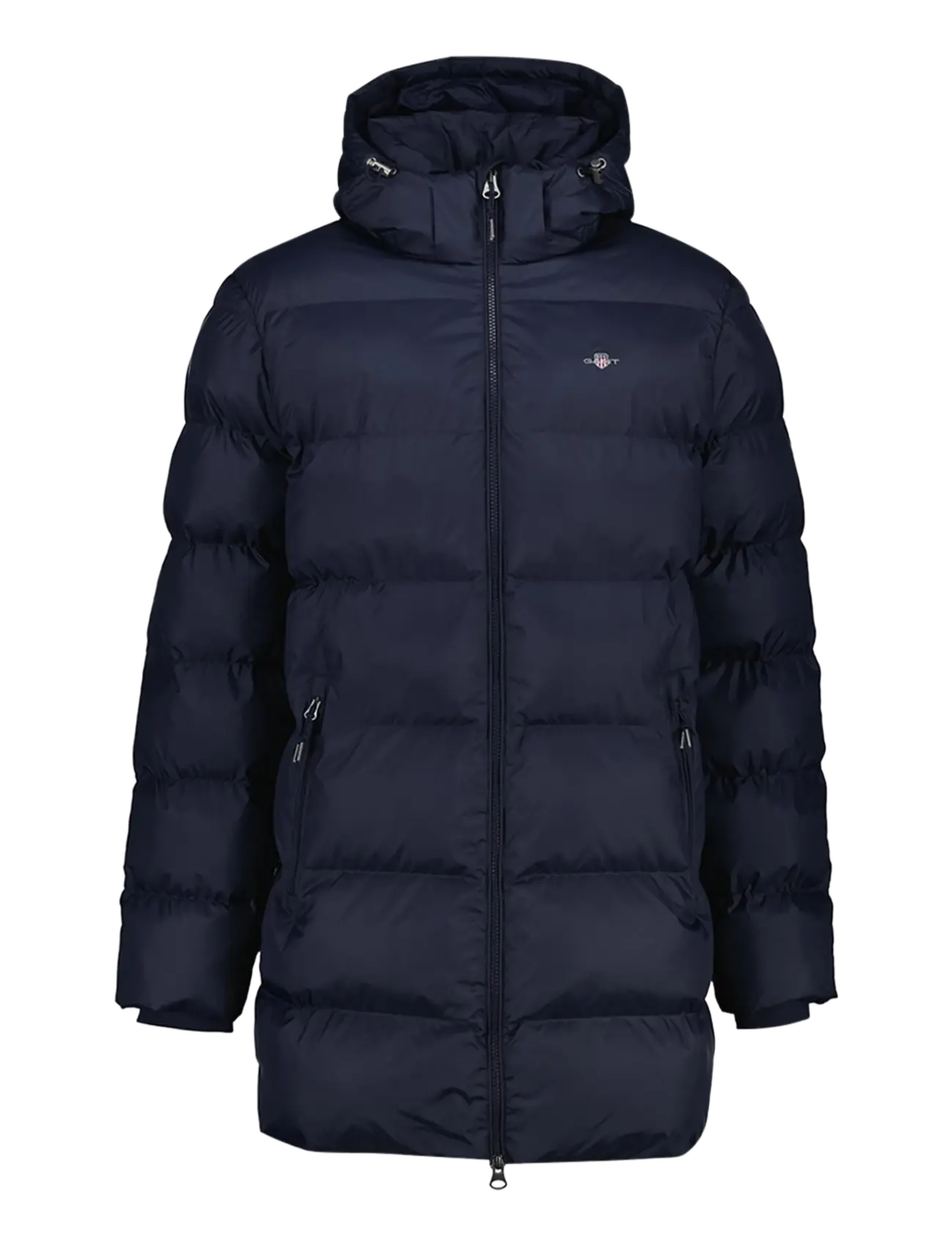 Gant - ACTIVE CLOUD MID LENGTH JACKET - gefütterte jacken - evening blue - 1