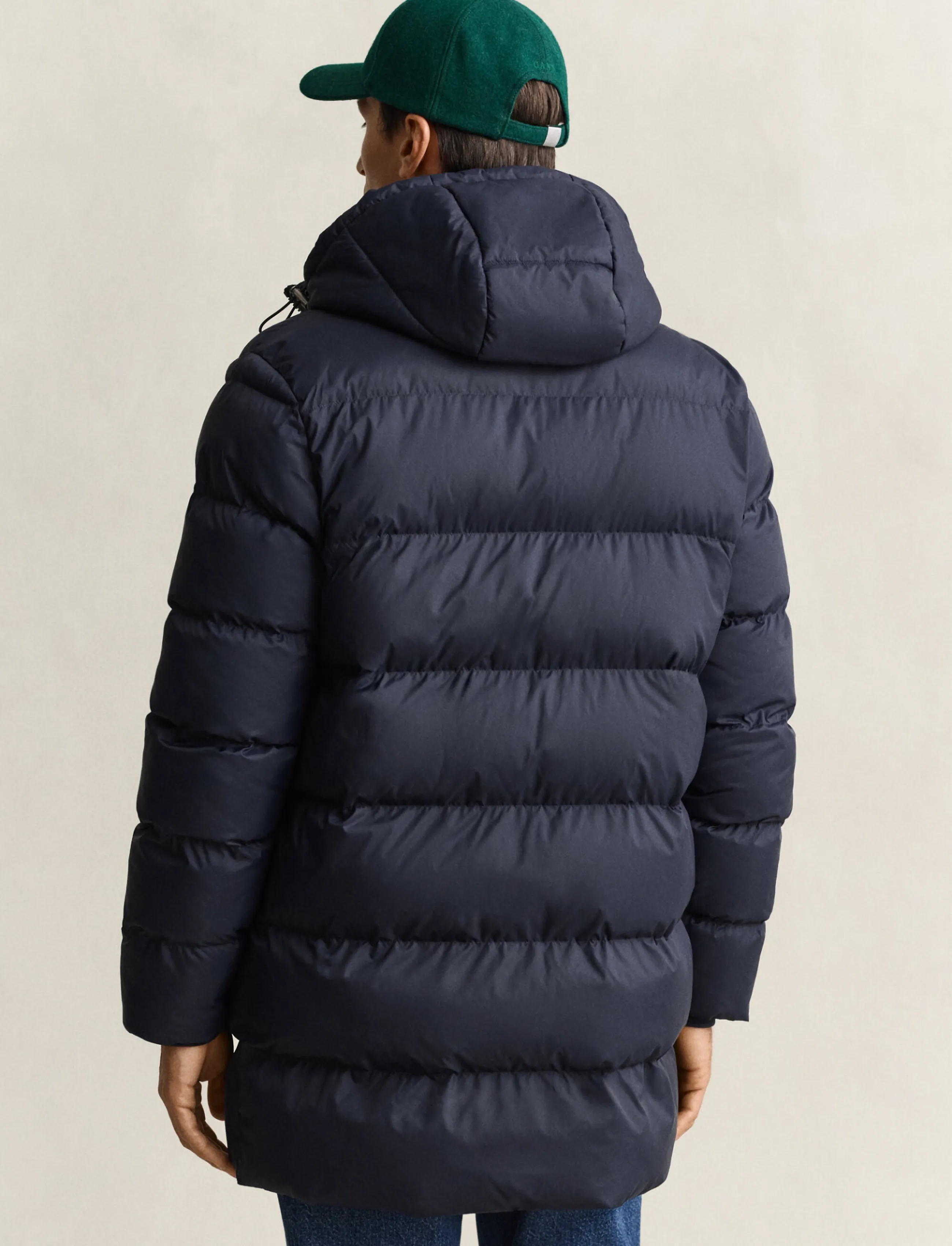 Gant - ACTIVE CLOUD MID LENGTH JACKET - gefütterte jacken - evening blue - 2