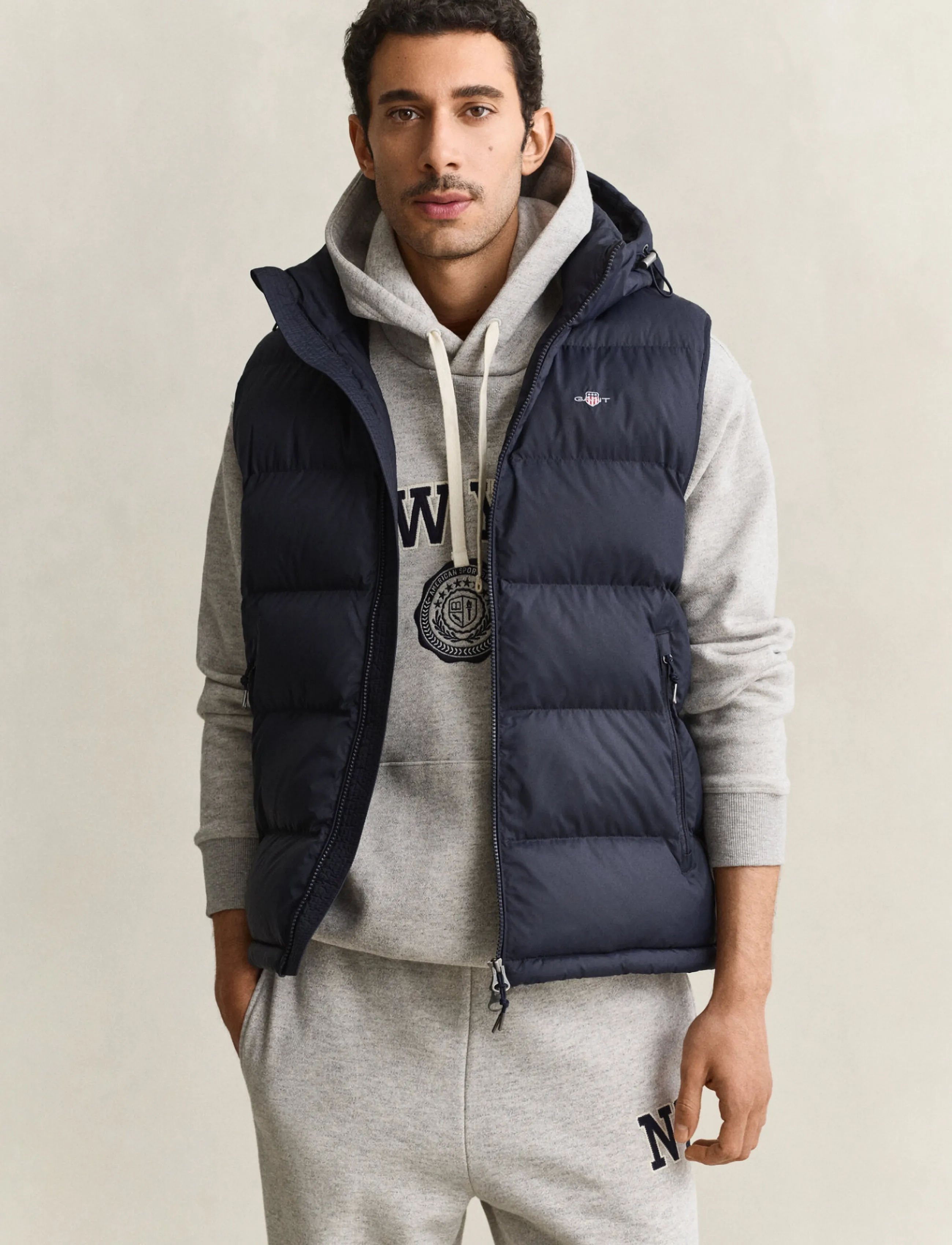 Gant ACTIVE CLOUD VEST - Overtøj - EVENING BLUE / navy