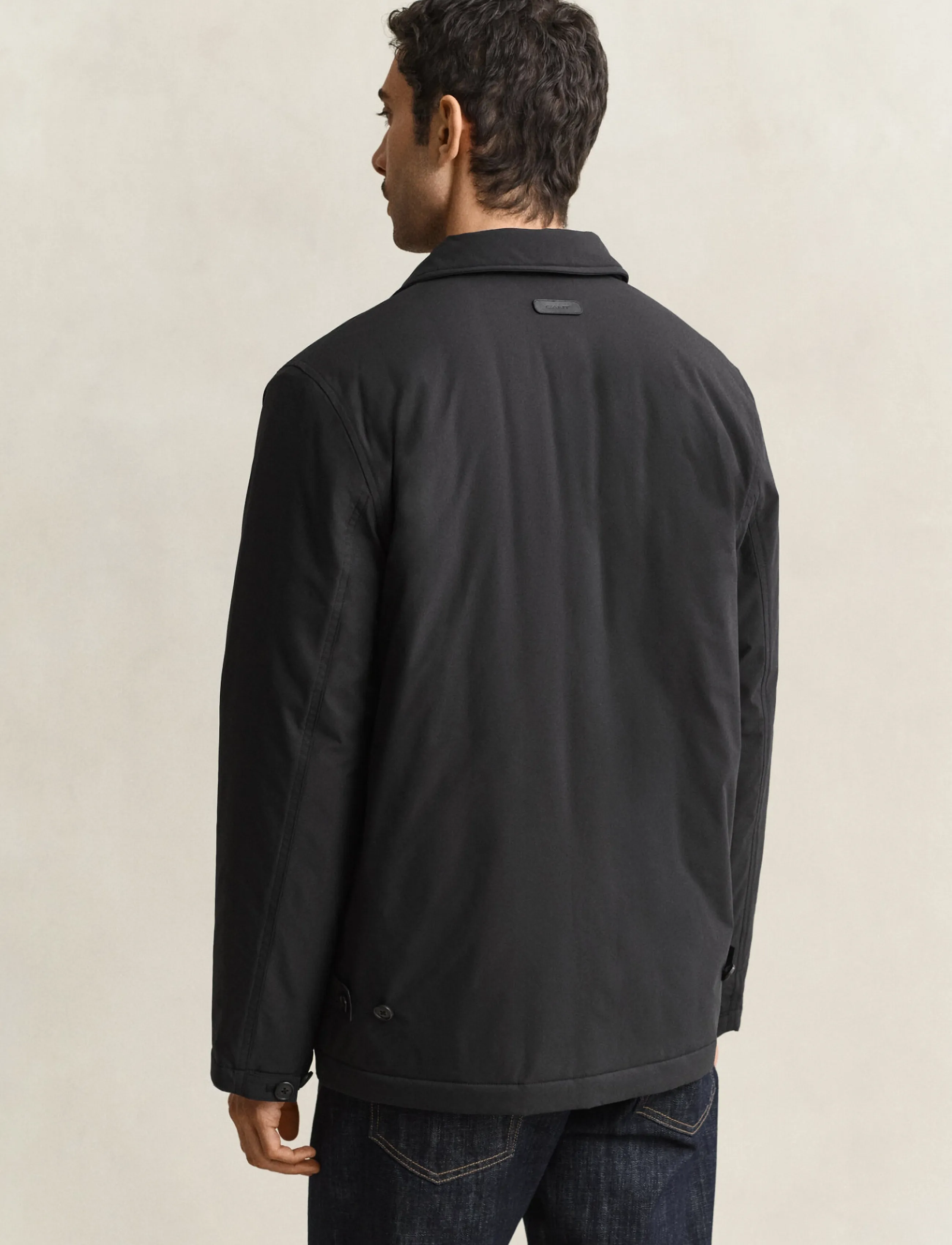 Gant - PADDED CHORE JACKET - voodriga jakid - black - 2