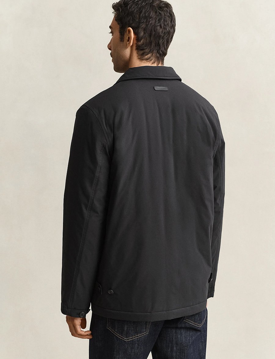 Gant - PADDED CHORE JACKET - voodriga jakid - black - 2