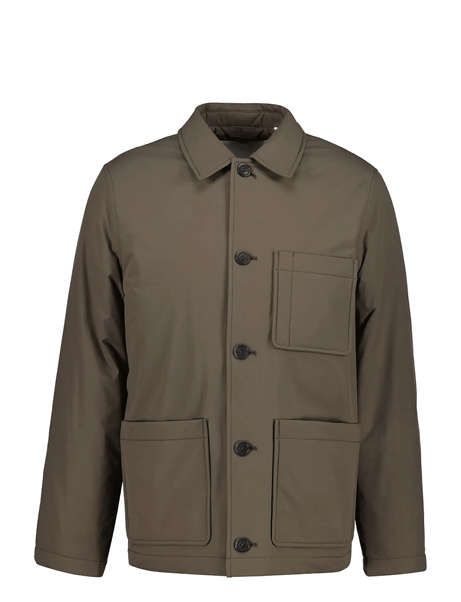 Gant - PADDED CHORE JACKET - gefütterte jacken - faded taupe - 1