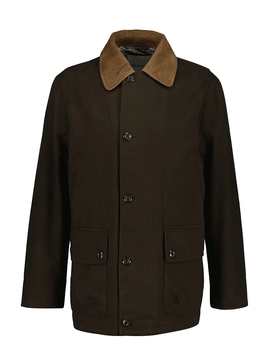 Gant - MOLESKIN DECKER - tunna kappor - dark moss green - 1