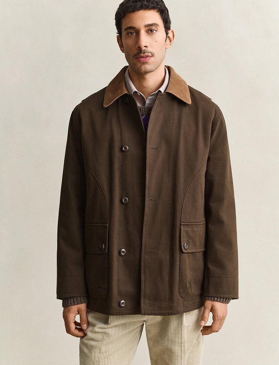 Gant - MOLESKIN DECKER - tunna kappor - dark moss green - 0