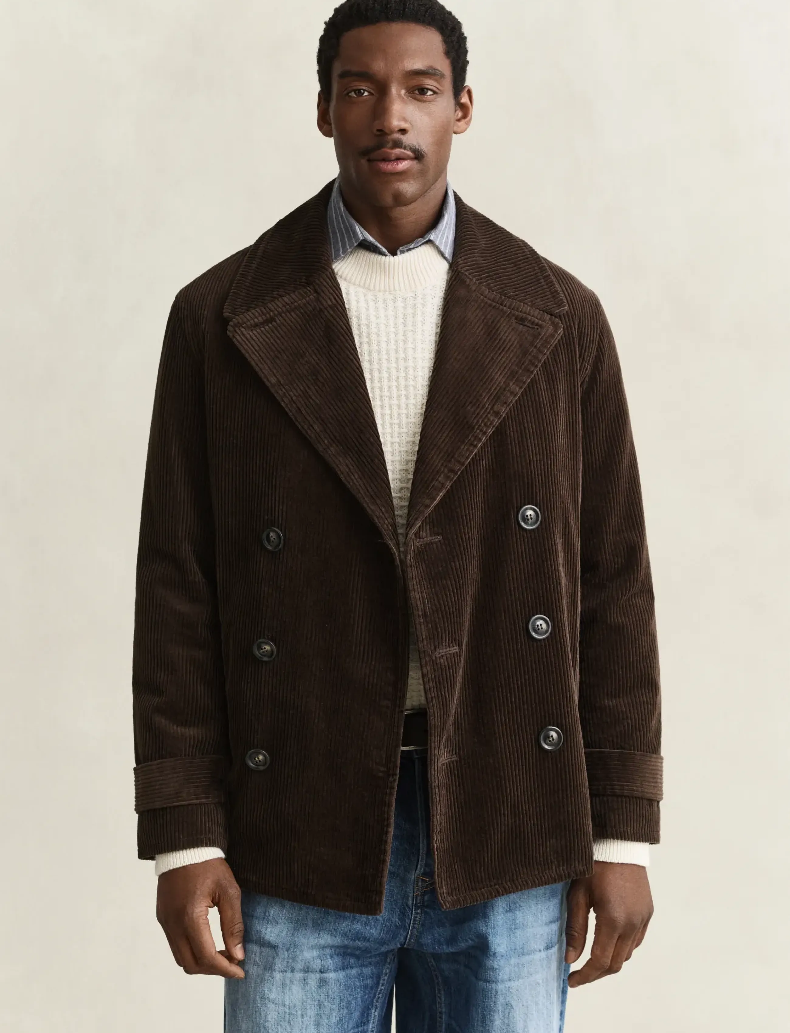 Corduroy Peacoat