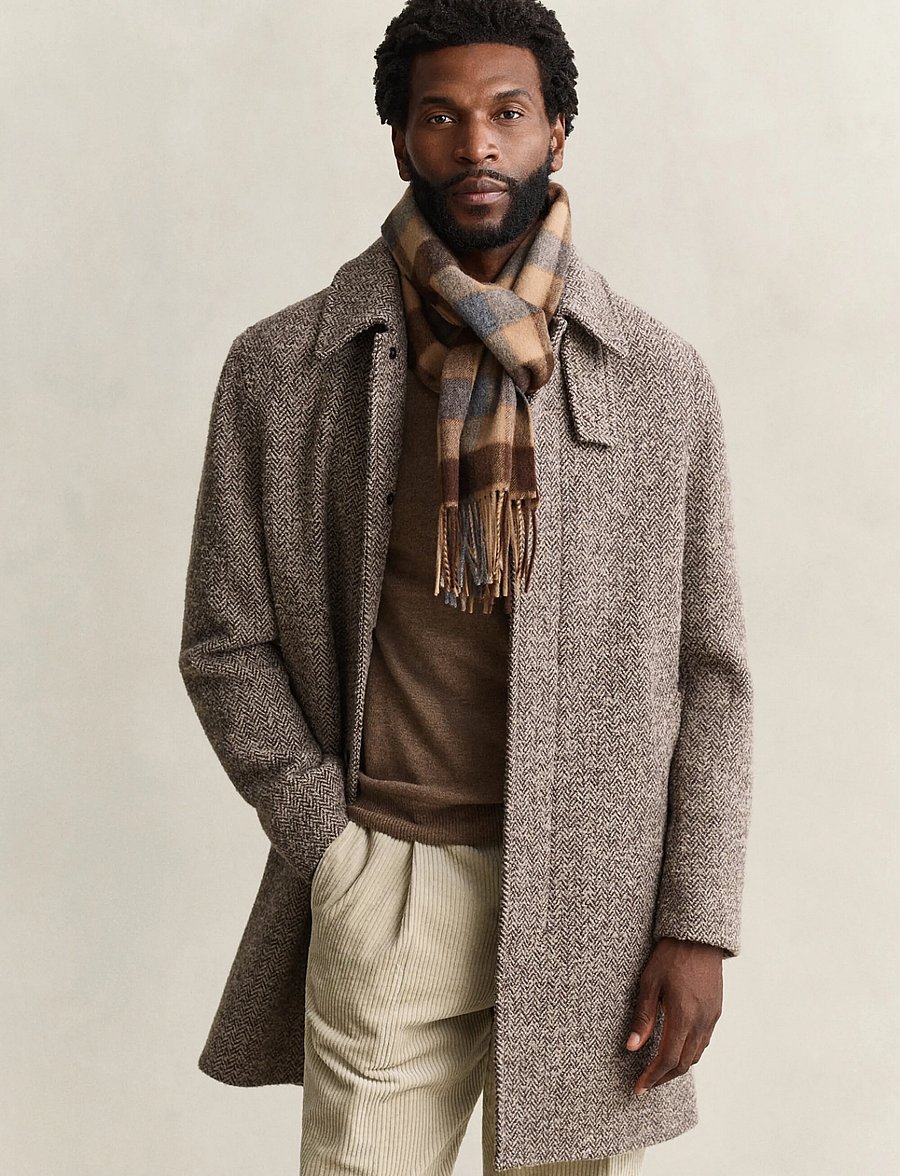Gant - WOOL CAR COAT - mist taupe - 0