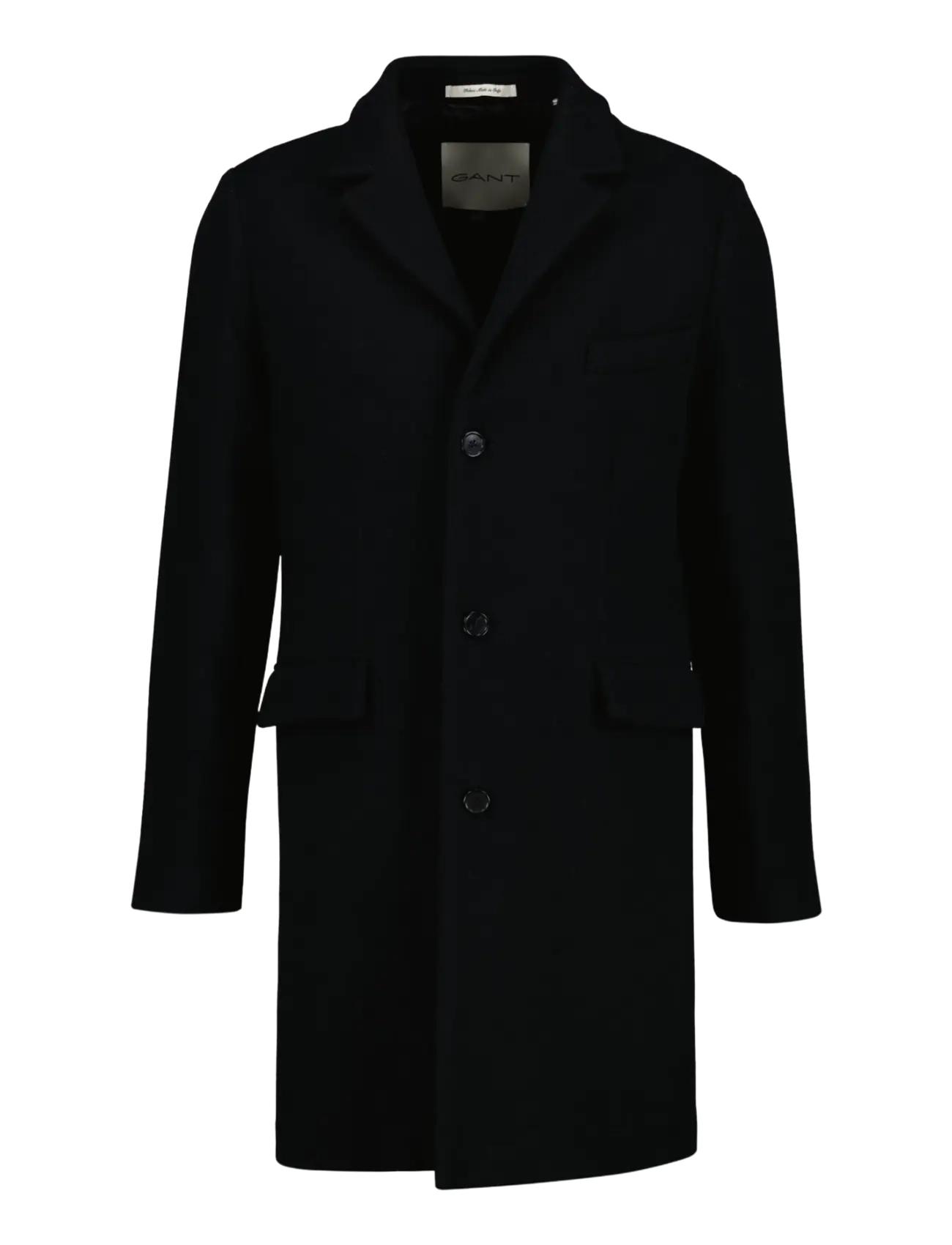 Gant - CLASSIC WOOL COAT - ullrockar - black - 1